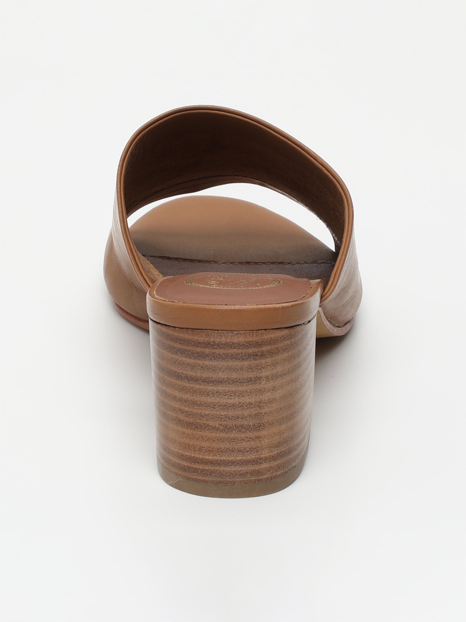 KLERVI sandales en cuir camel