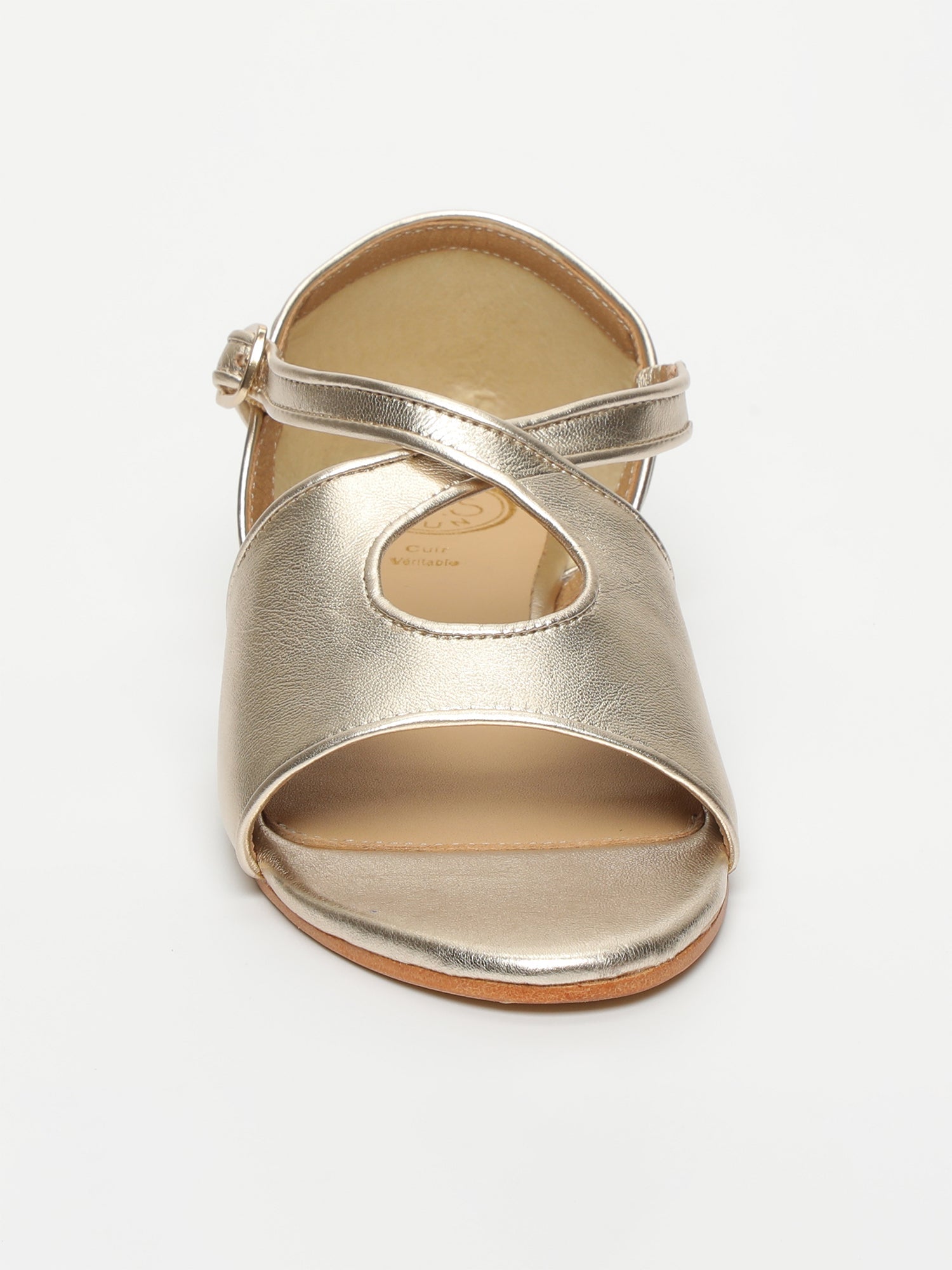 KIRBY sandales en cuir or