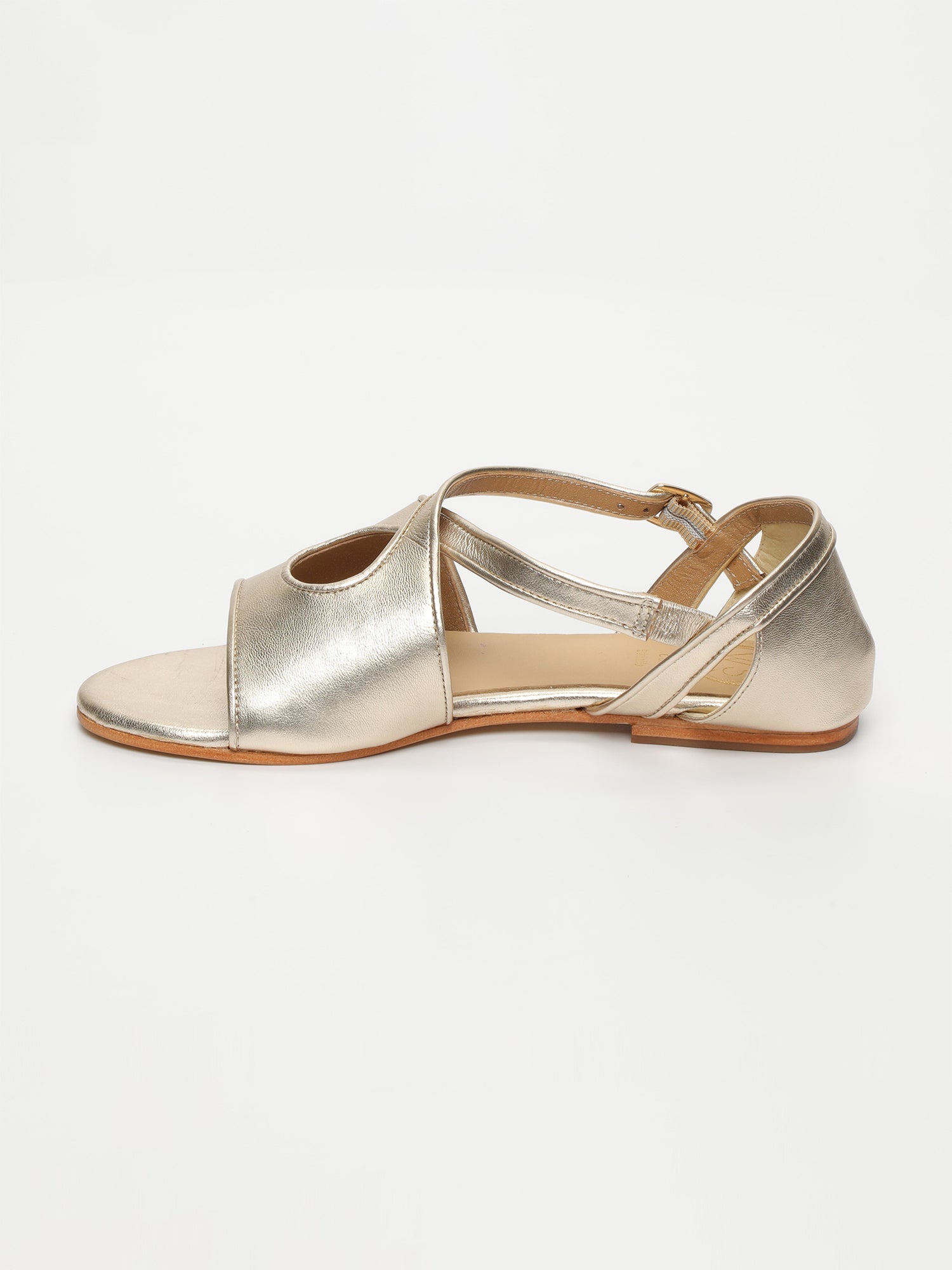KIRBY sandales en cuir or