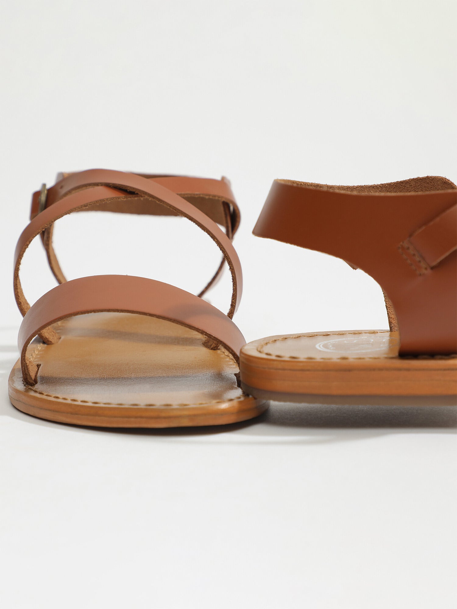 MANAUS sandales en cuir camel