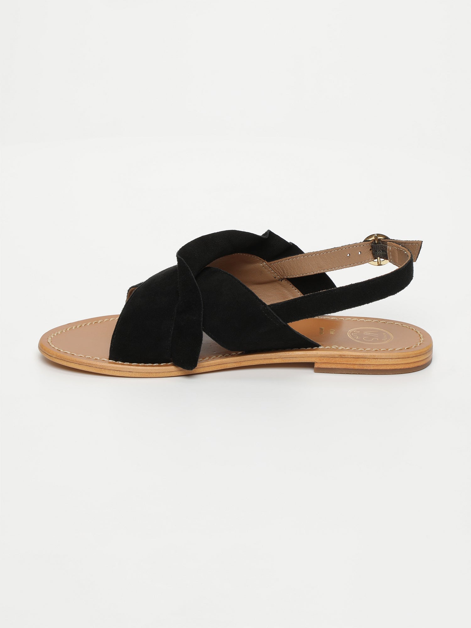 LILLY sandales en cuir noir