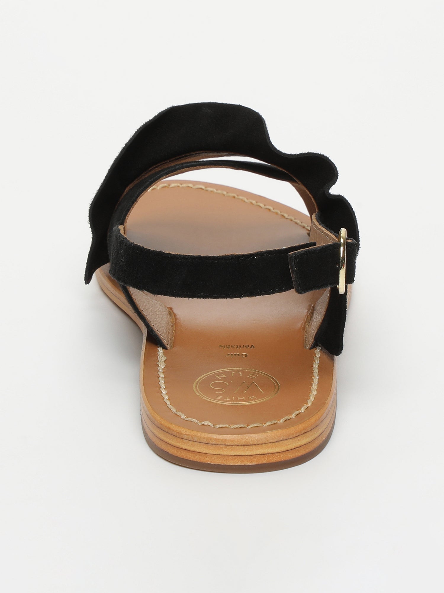 LILLY sandales en cuir noir
