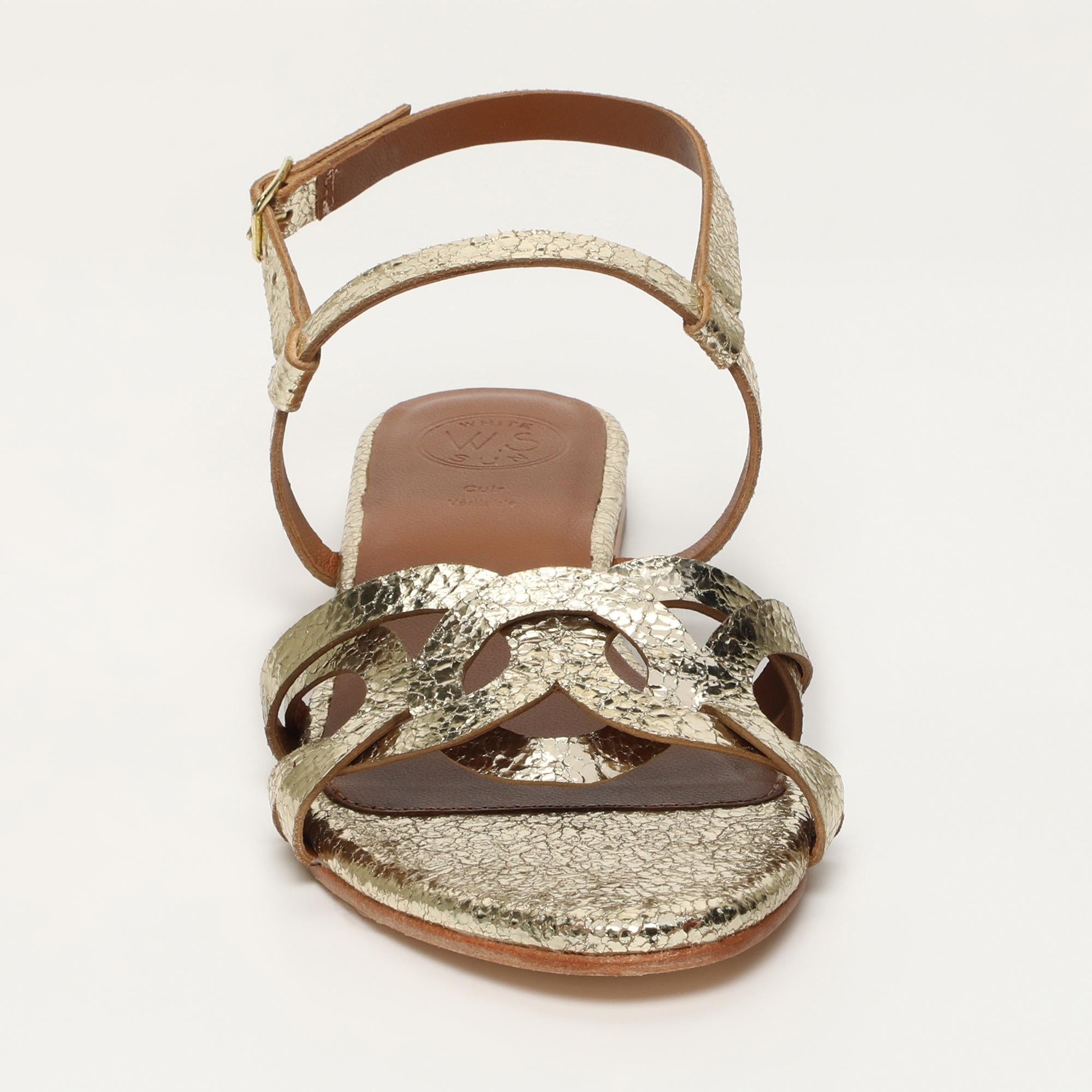 BARNALI sandales en cuir or