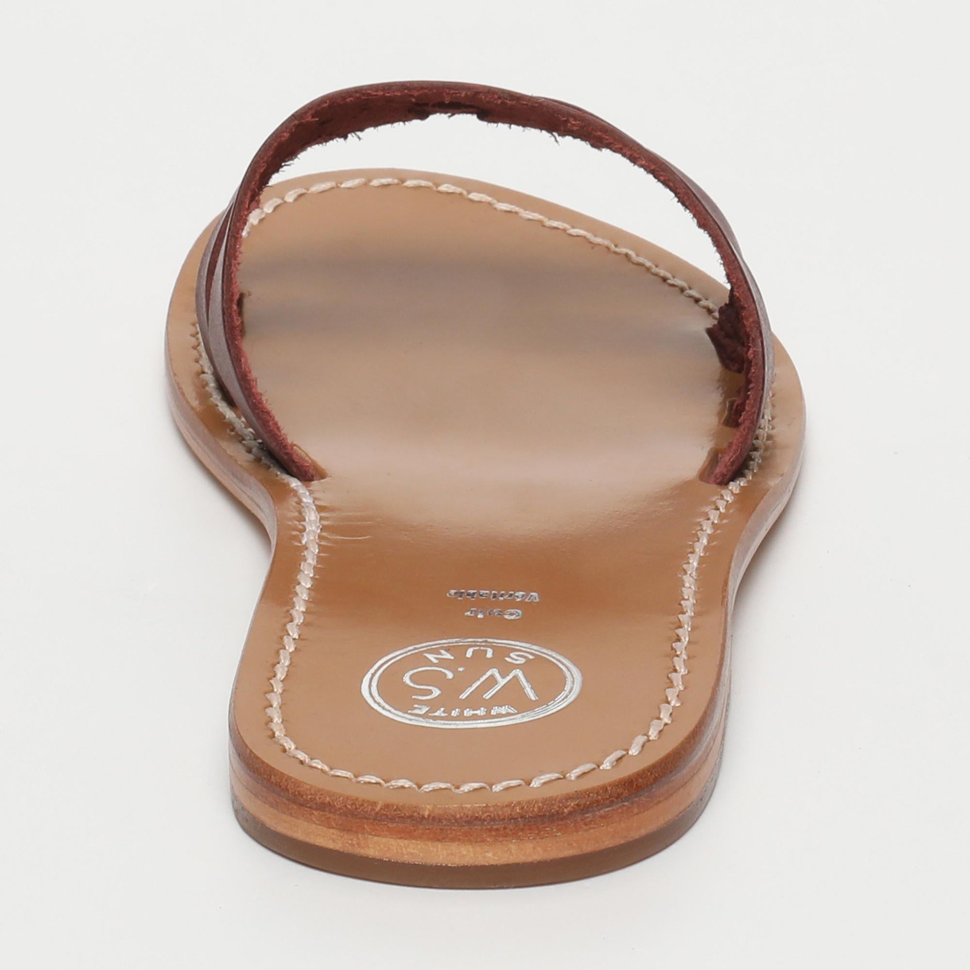 CLODIMIR sandales en cuir bordeaux