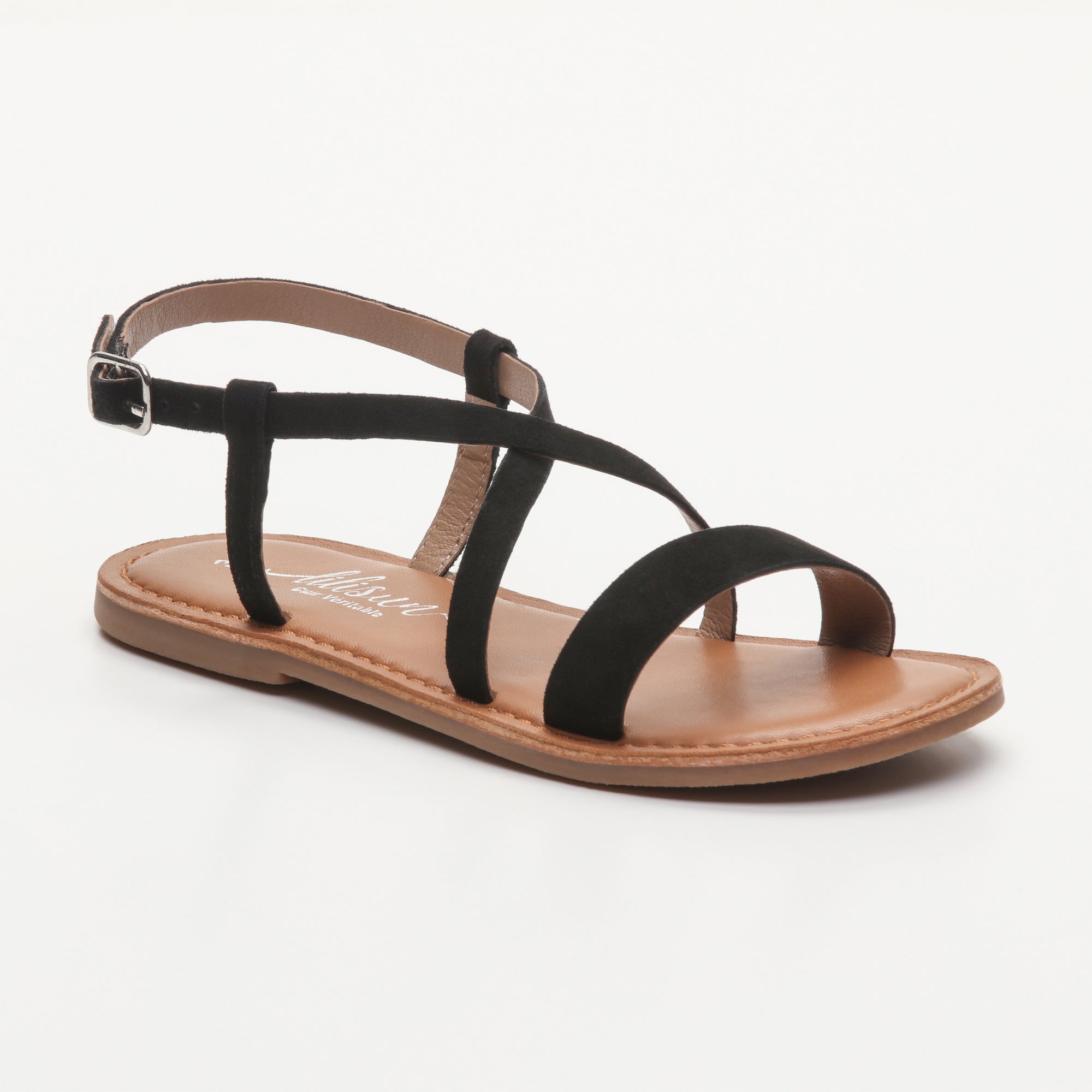 BELLA sandales cuir black