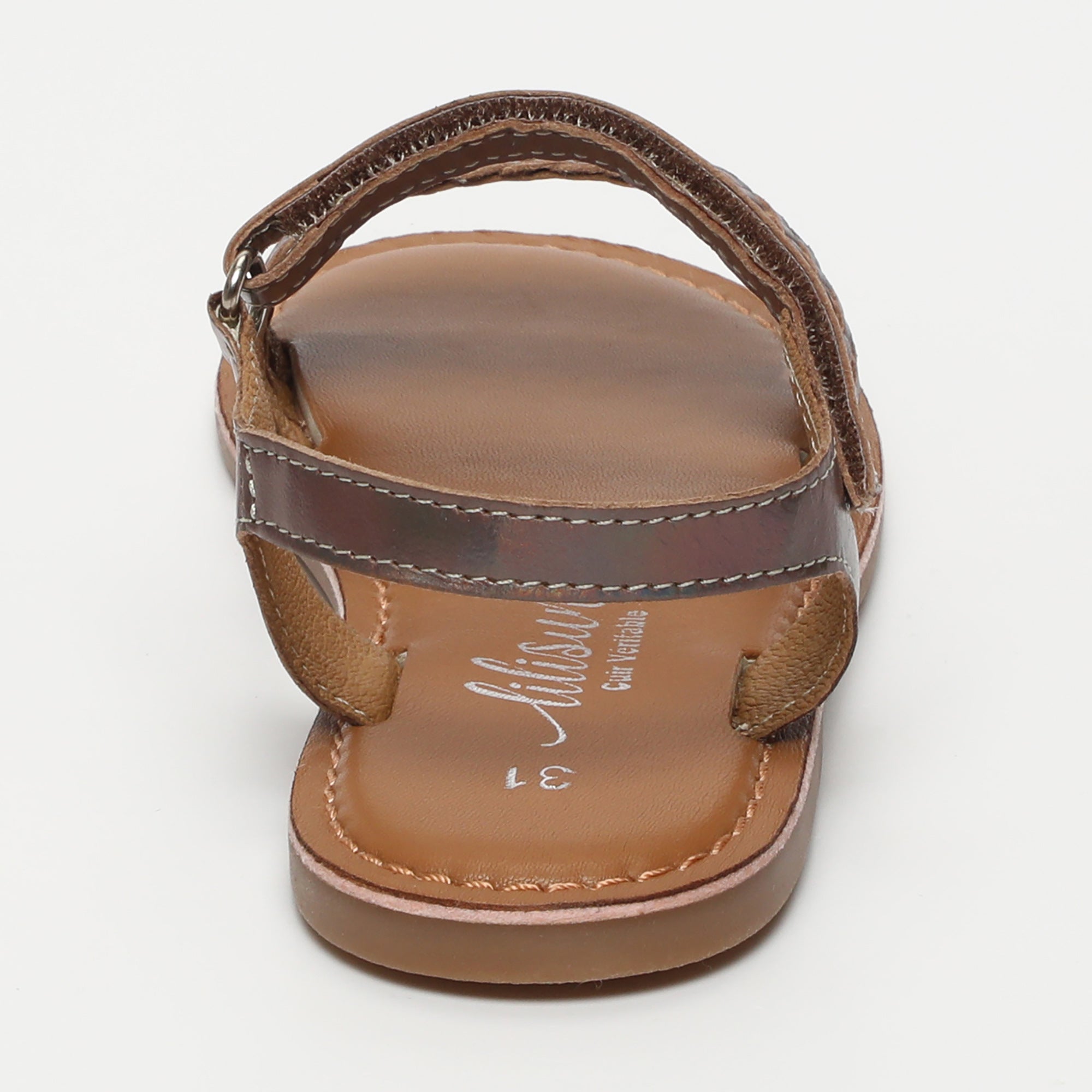 MORGANE Sandales arc en ciel marron