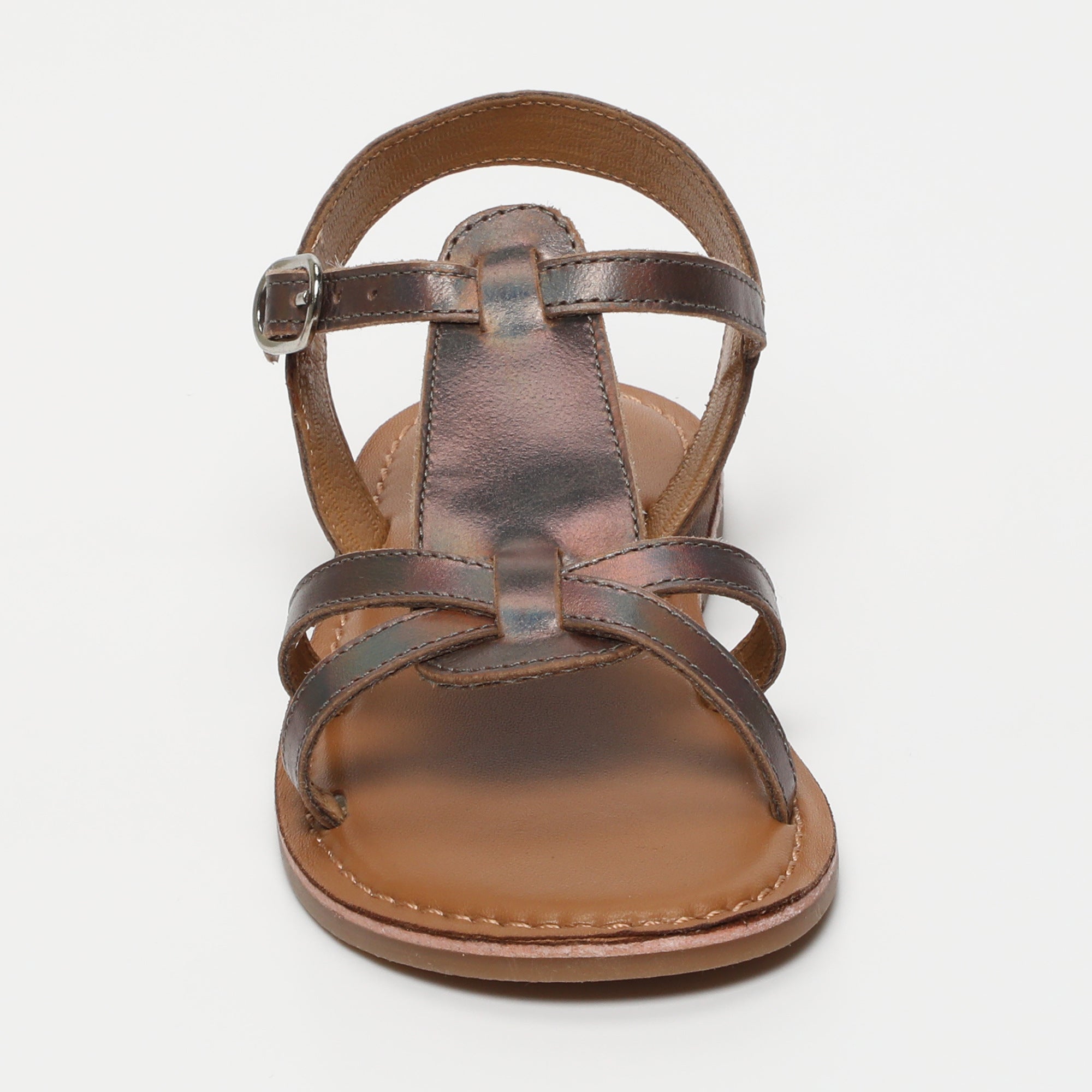 RUBI Sandales arc en ciel marron