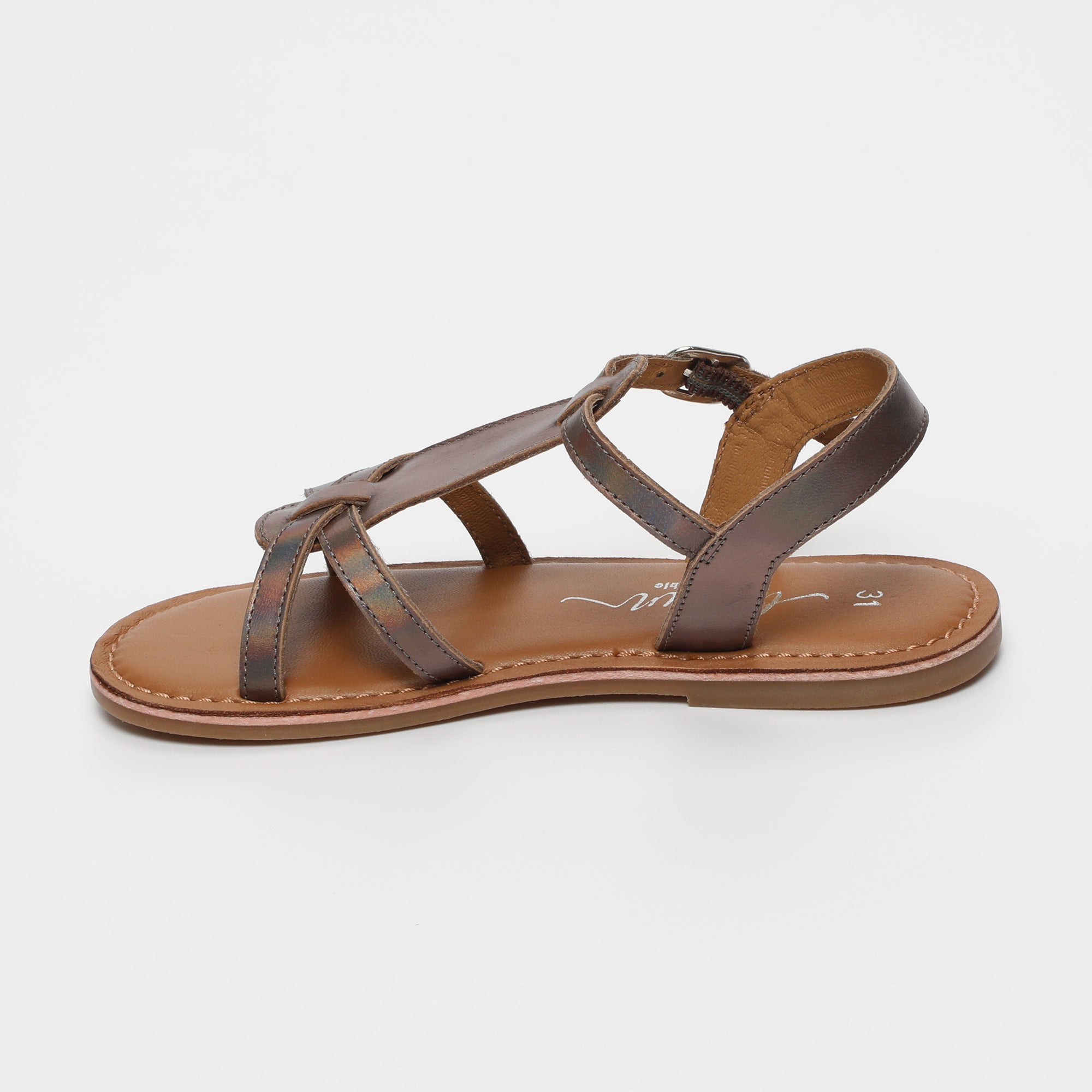 RUBI Sandales arc en ciel marron