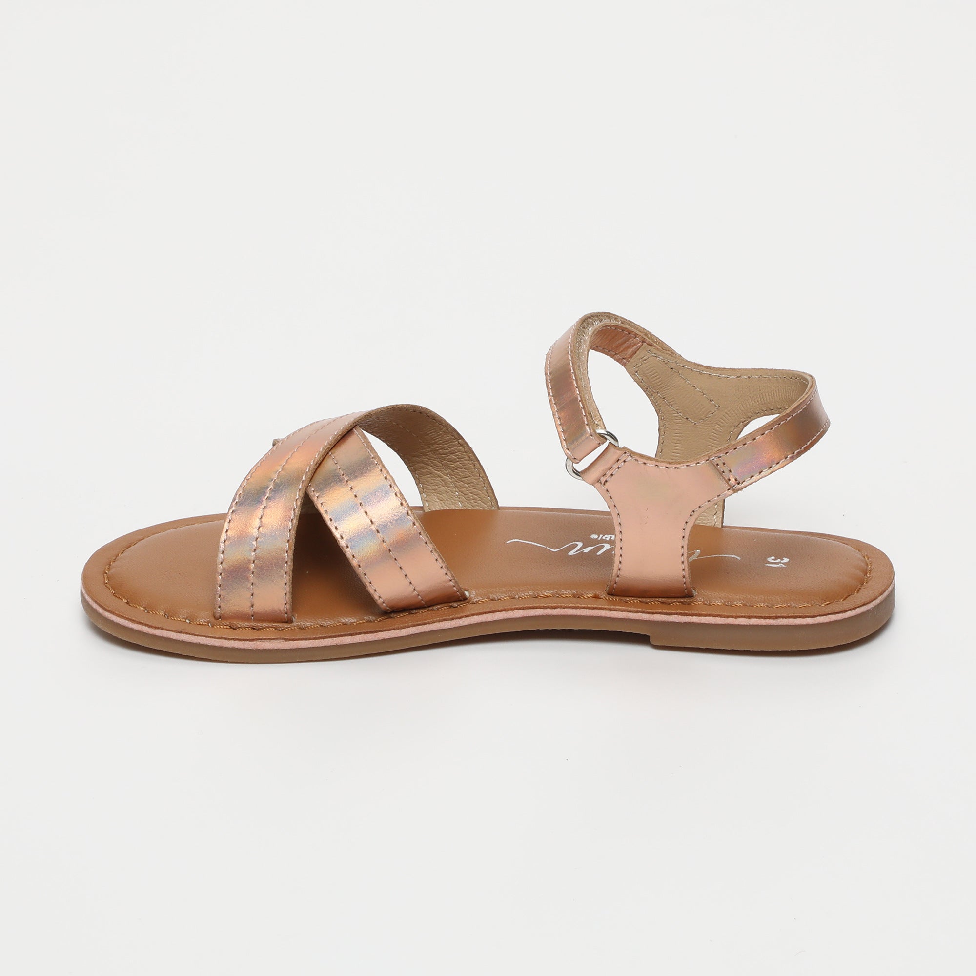 AGATHA Sandales arc en ciel orange