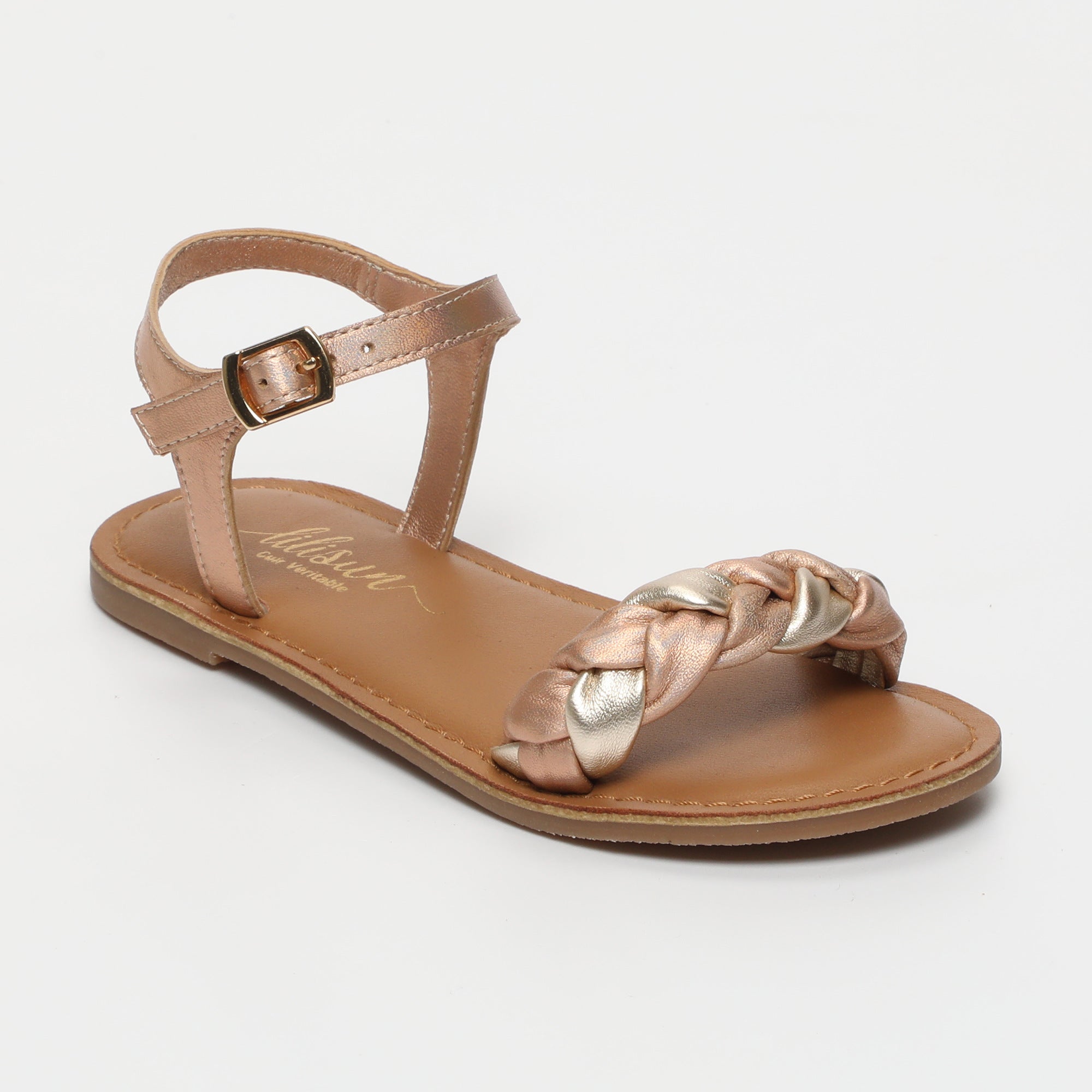 JINJIN Sandales arc en ciel orange