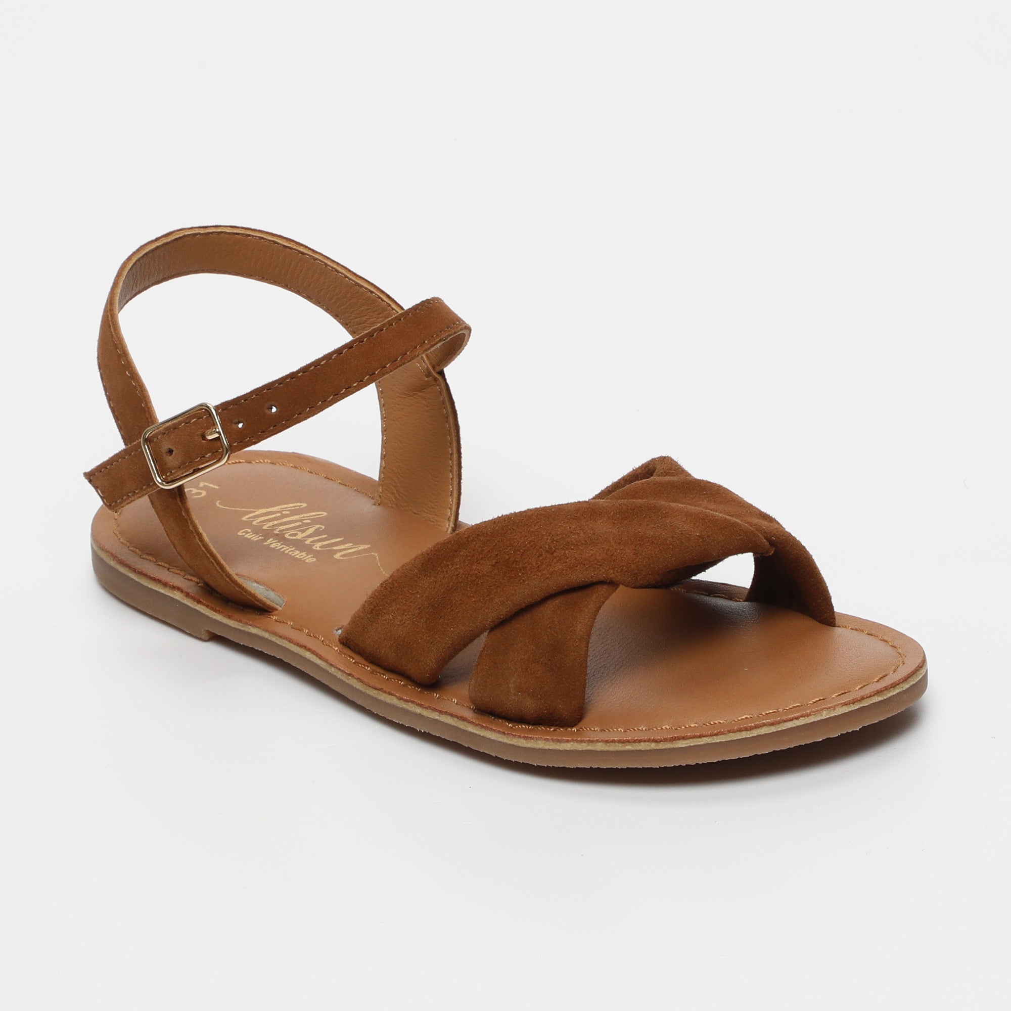 KINIE Sandales camel