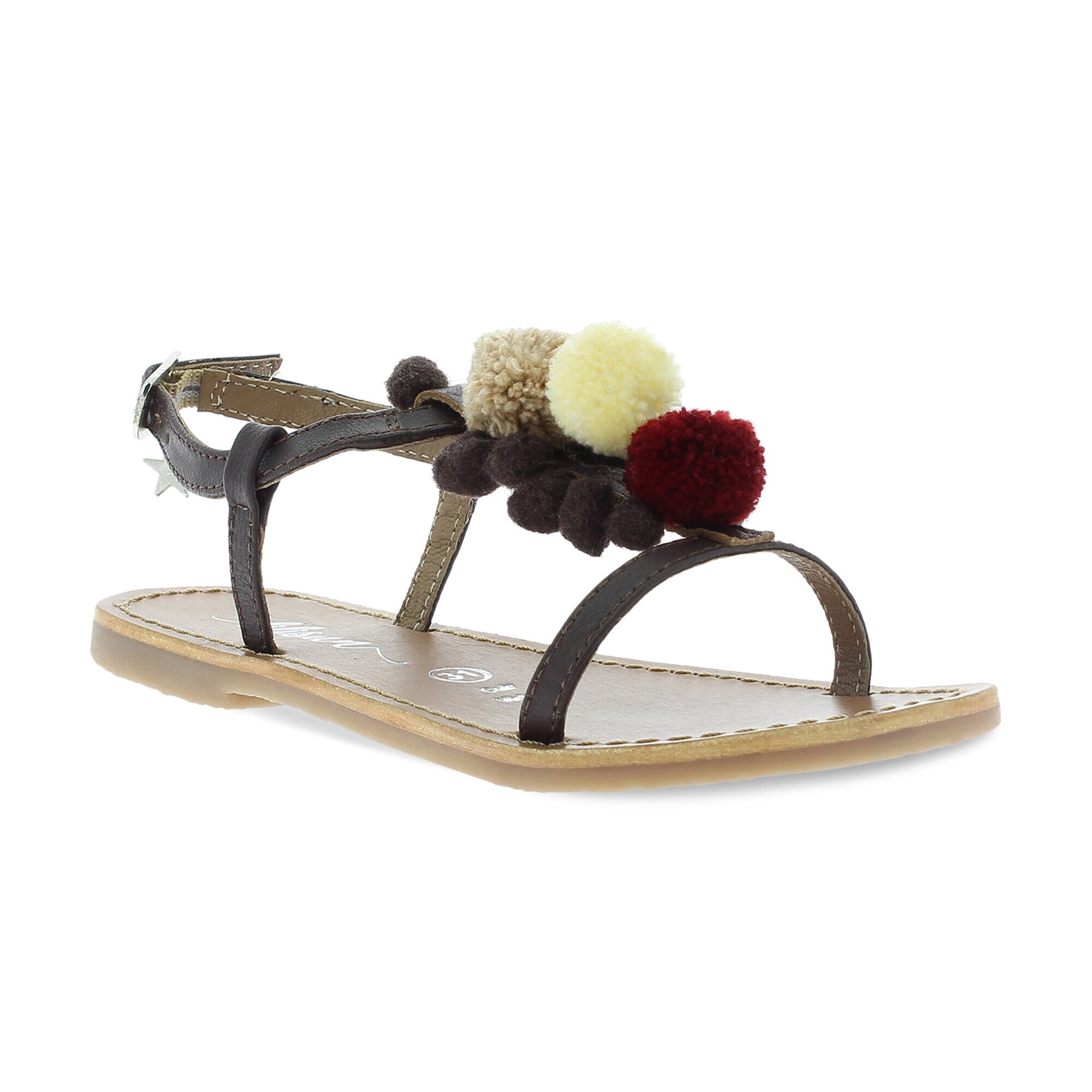 GABY Sandales chocolat