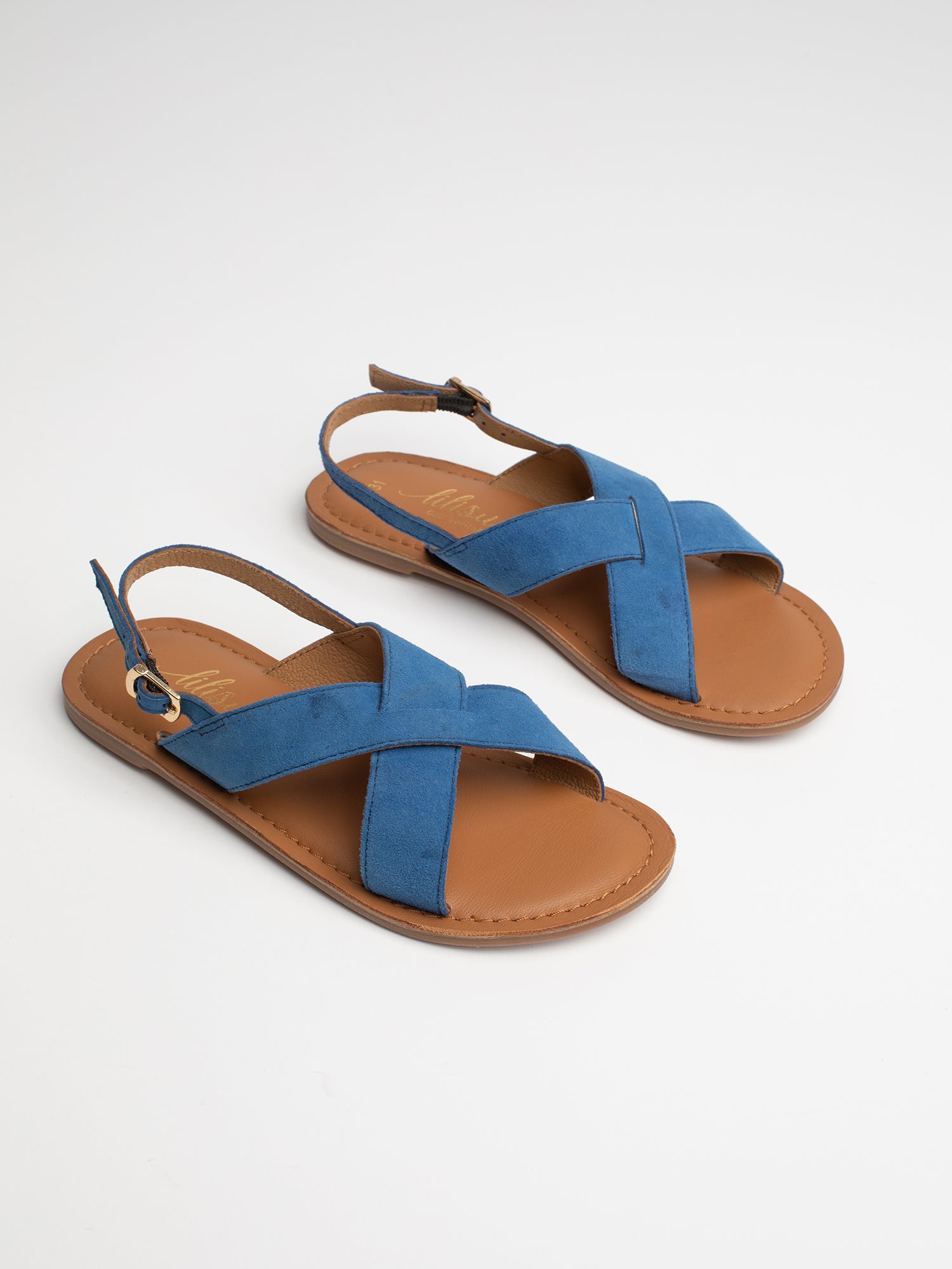 ARIELA sandales bleu roi