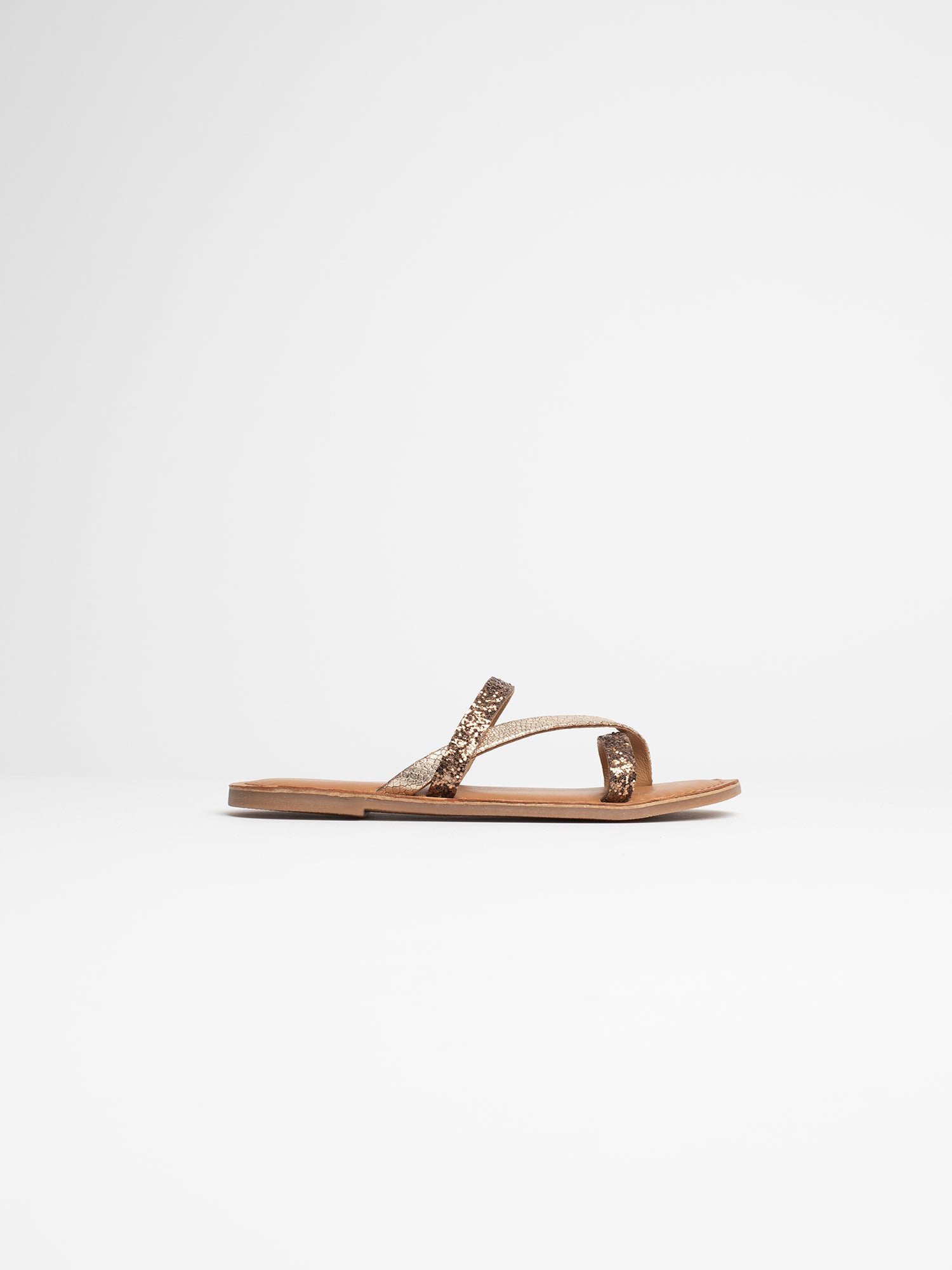 TIANA sandales bronze et doré