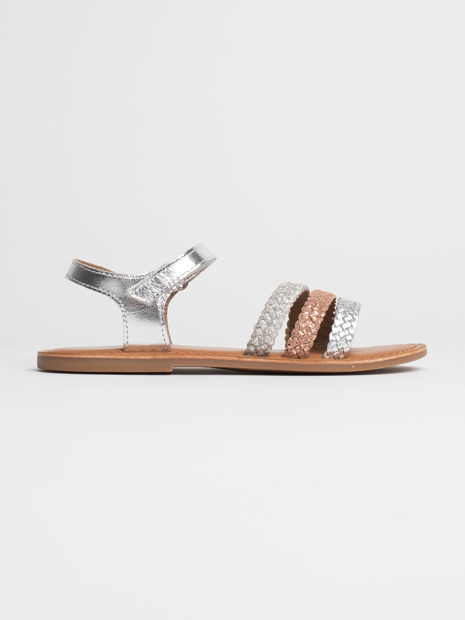 MORGANE Sandales argentées