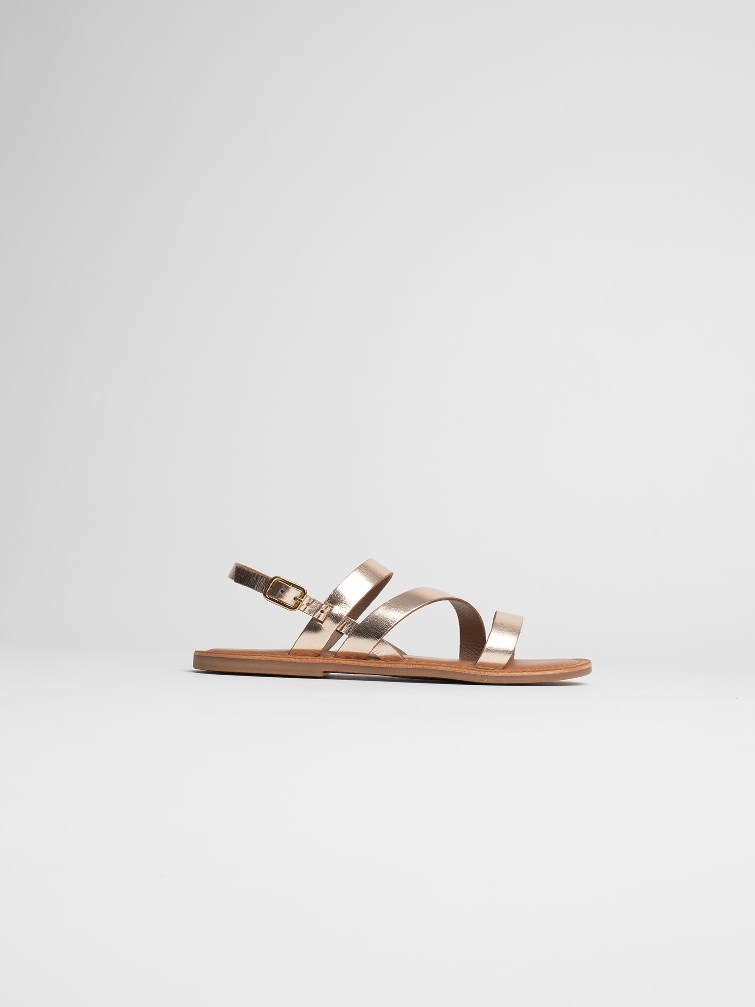 AMBRE sandales doré foncé