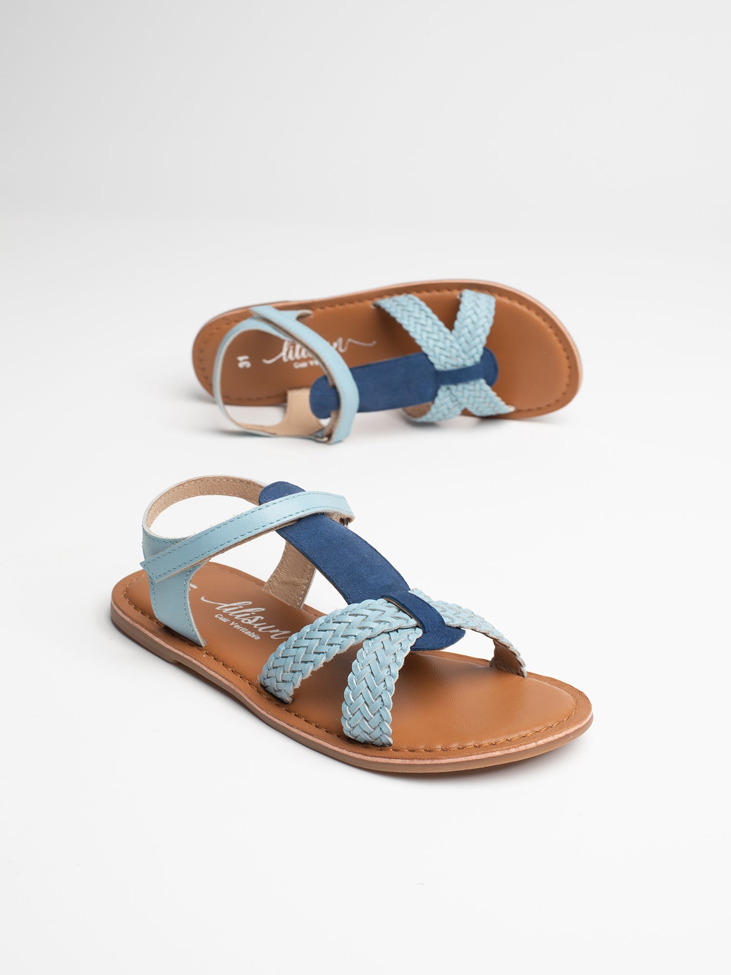 ATHENA Sandales bleu ciel