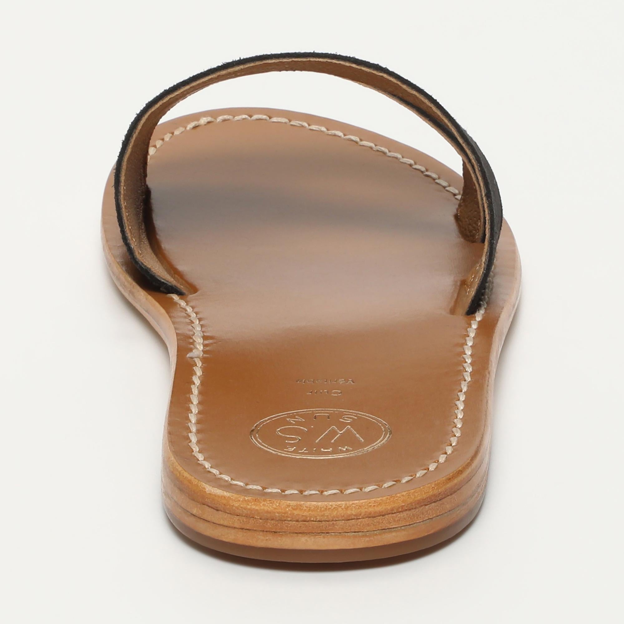 THERESE mules en cuir noir