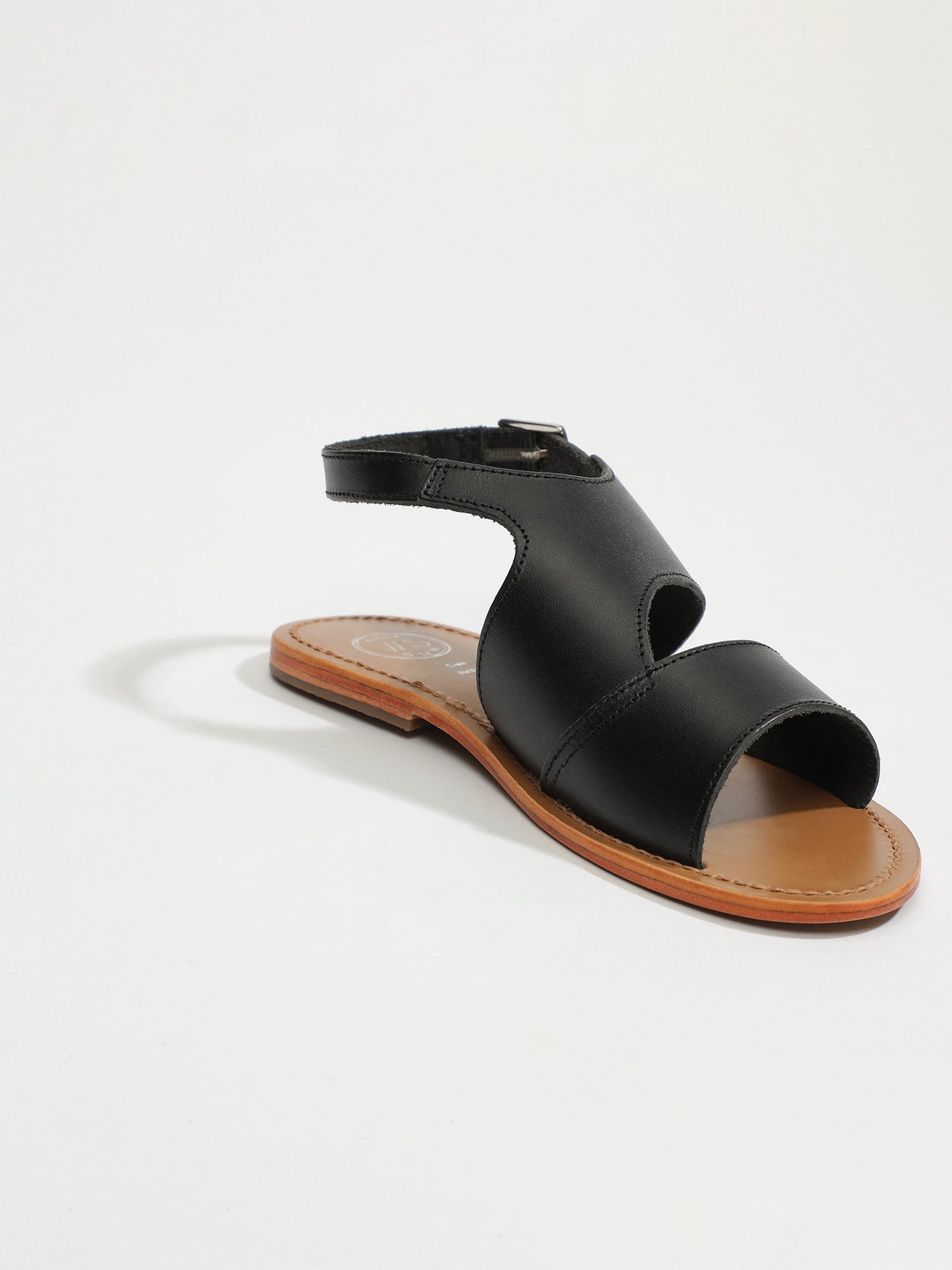 FEIJOA sandales en cuir noir