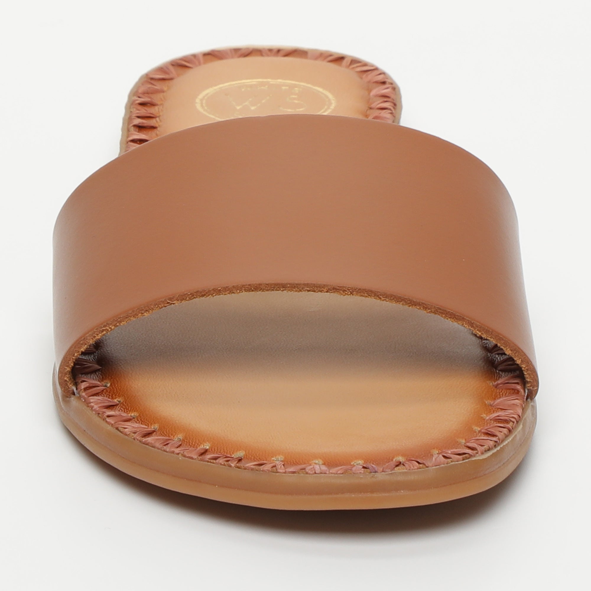 AZIO mules en cuir camel