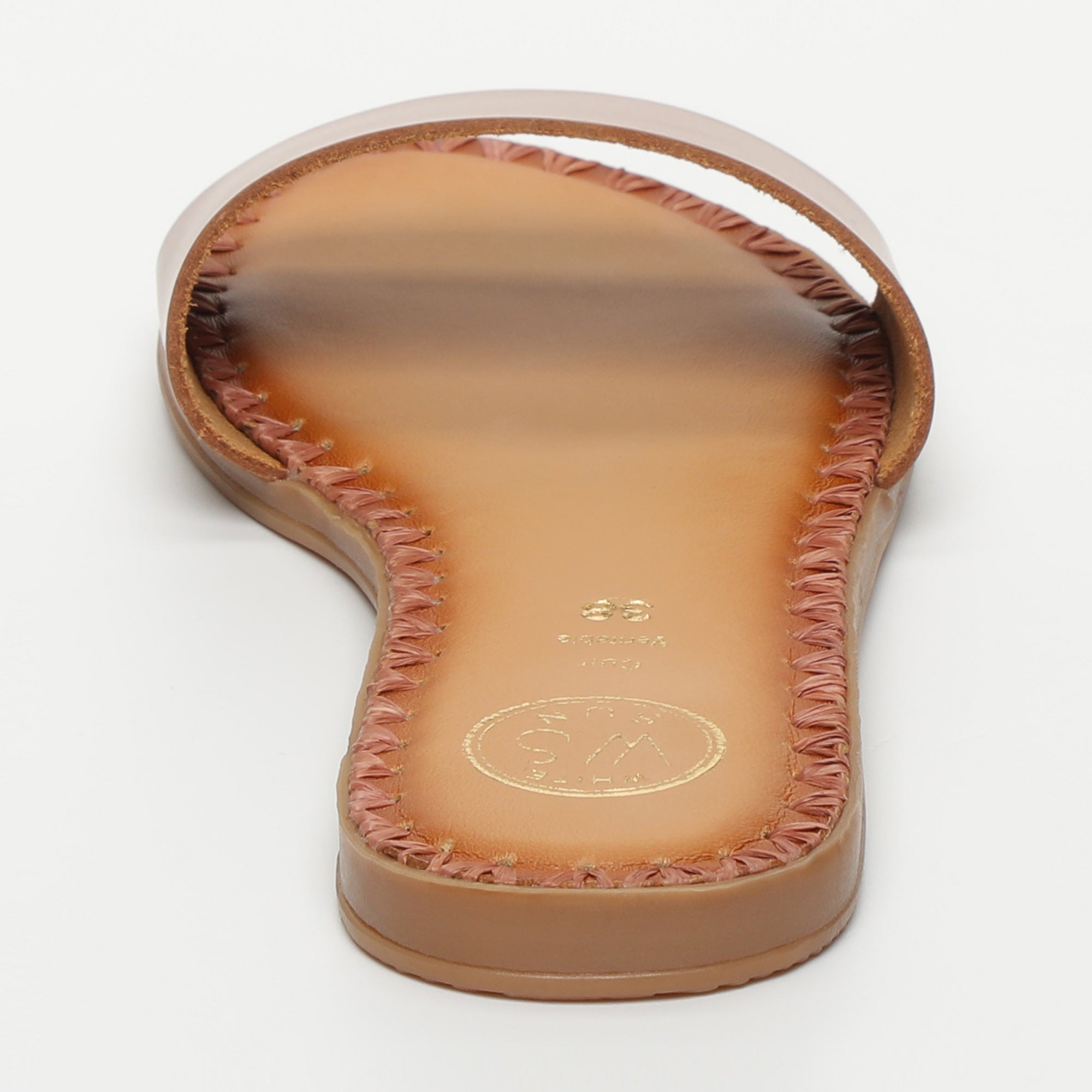 AZIO mules en cuir camel