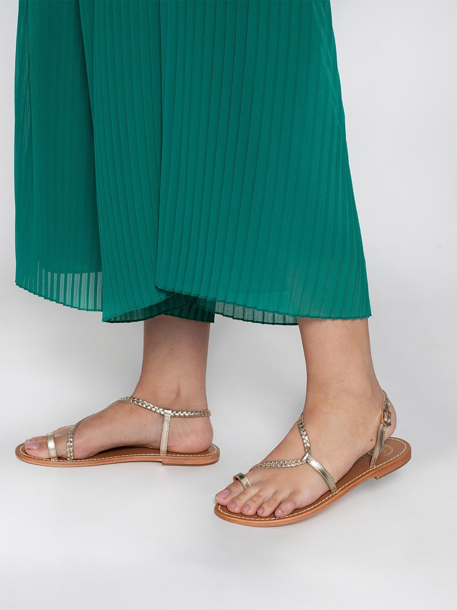 LAURIANA sandales en cuir or