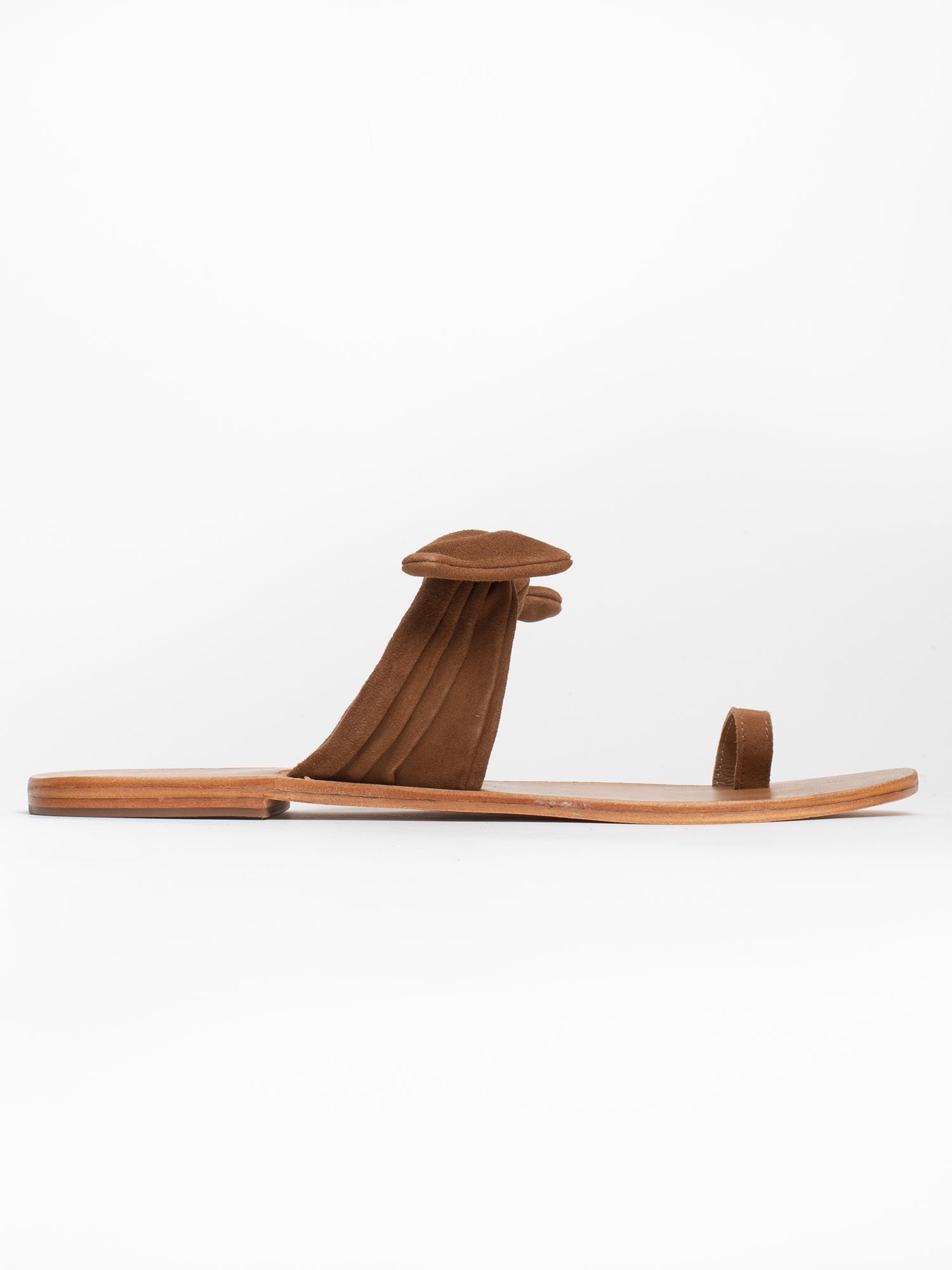 LEOCADIE sandales en cuir camel
