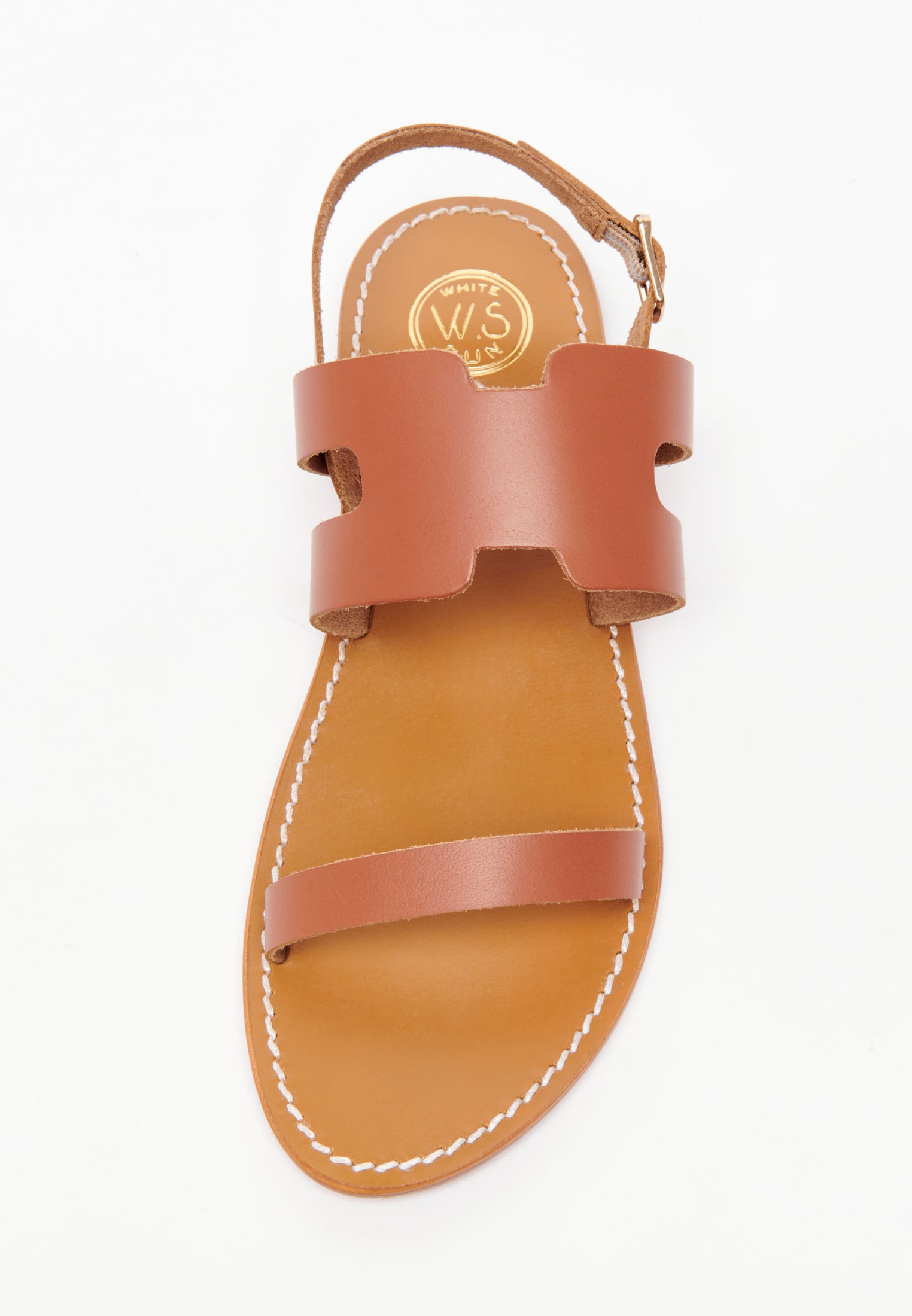 DAVITZA sandales en cuir camel