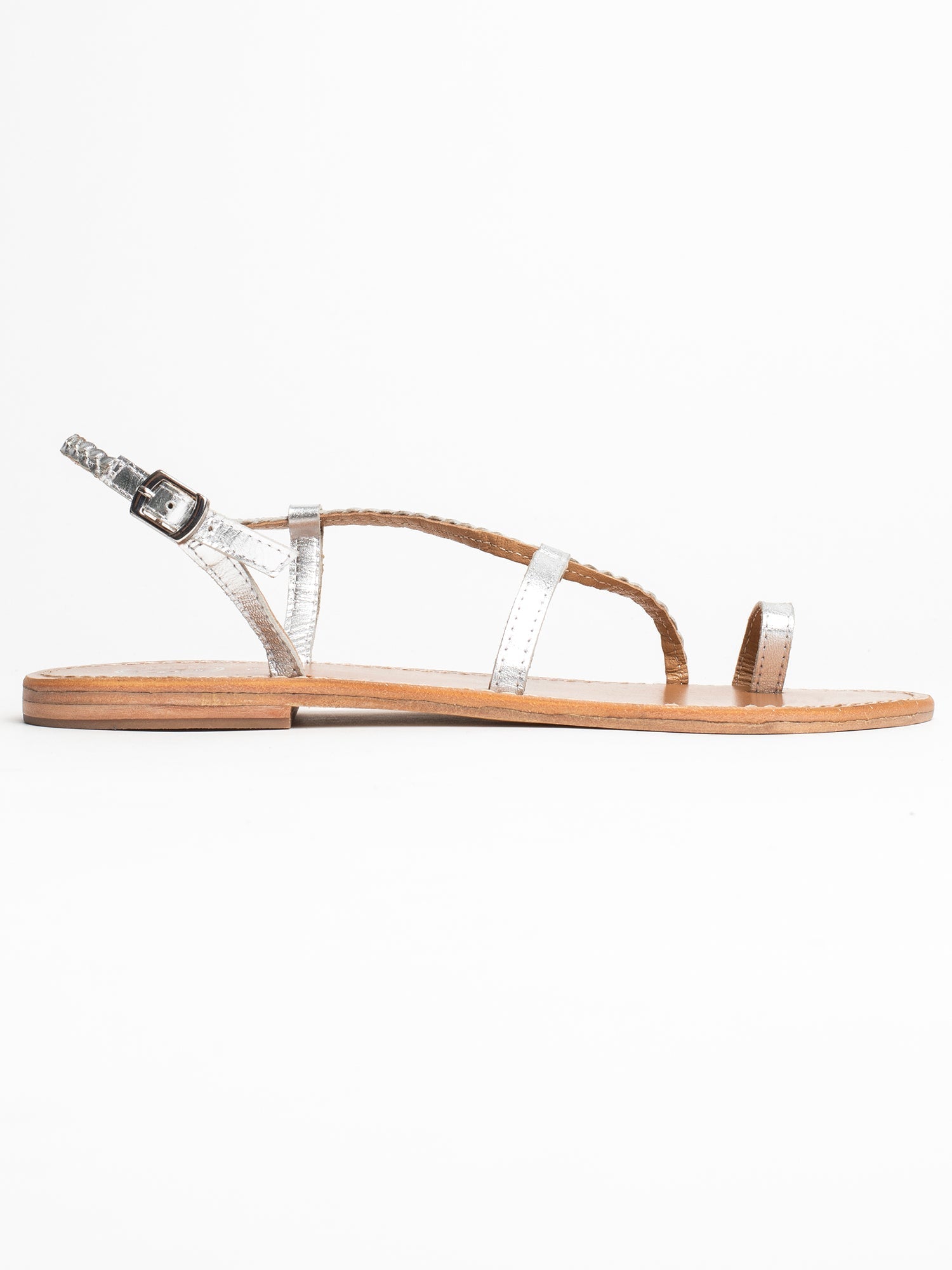 LAURIANA sandales en cuir argent