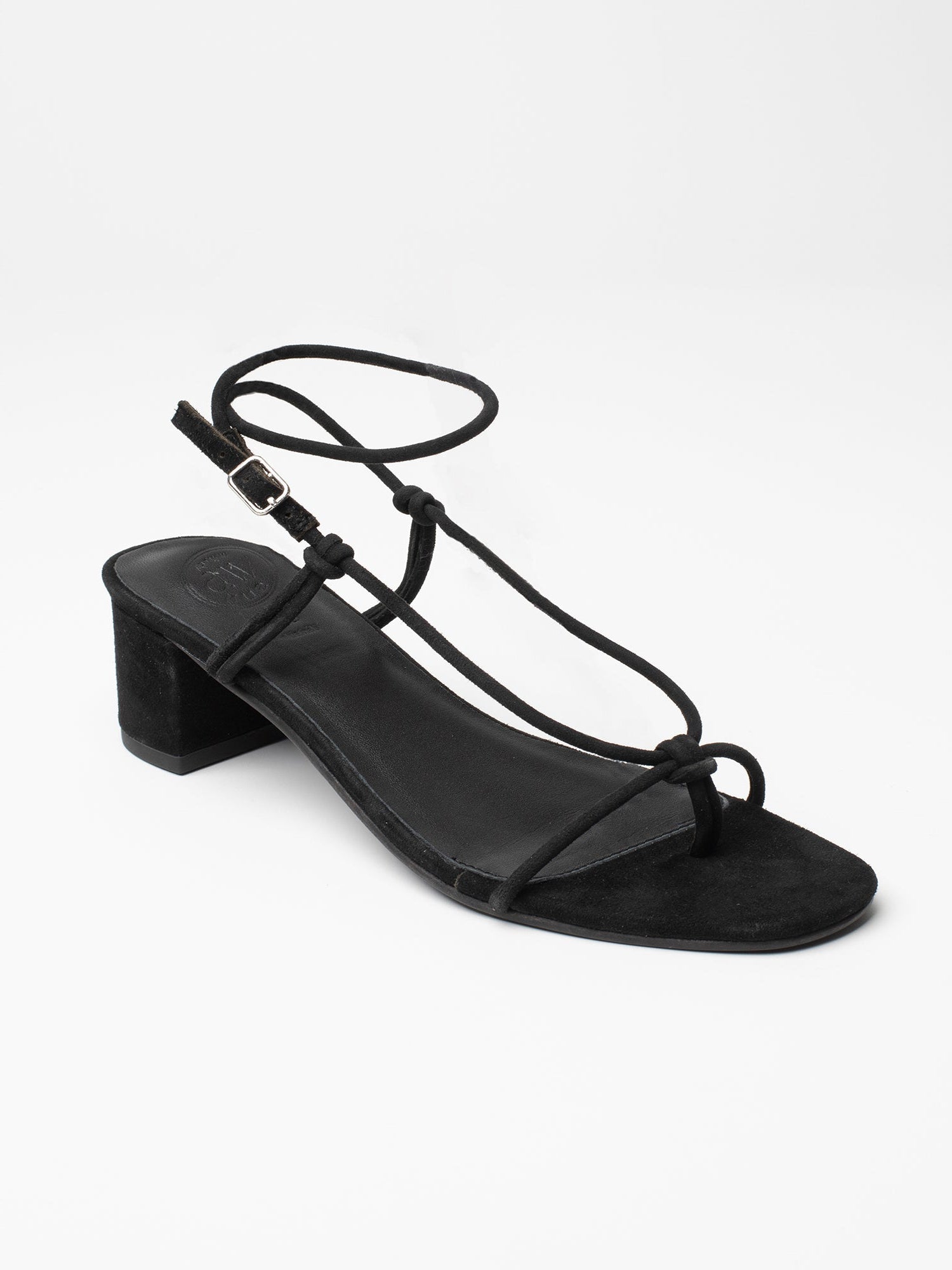 CHEYANNE sandales en cuir noir