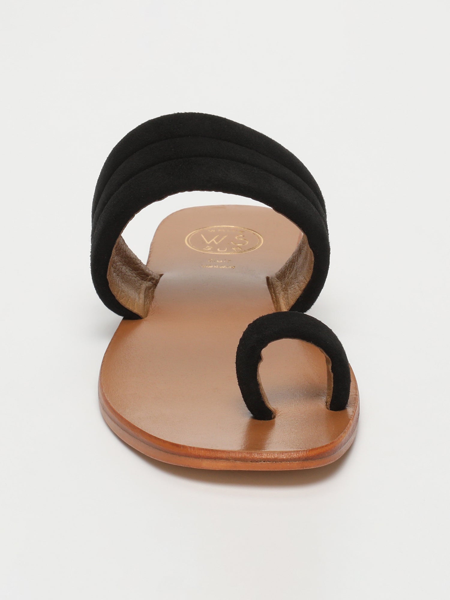 MILLU sandales en cuir noir