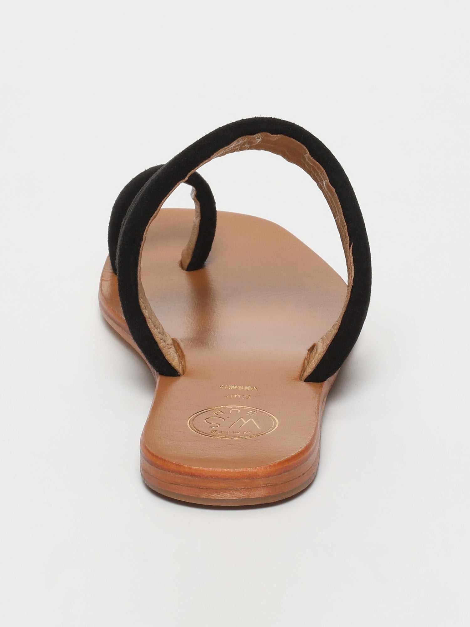 MILLU sandales en cuir noir