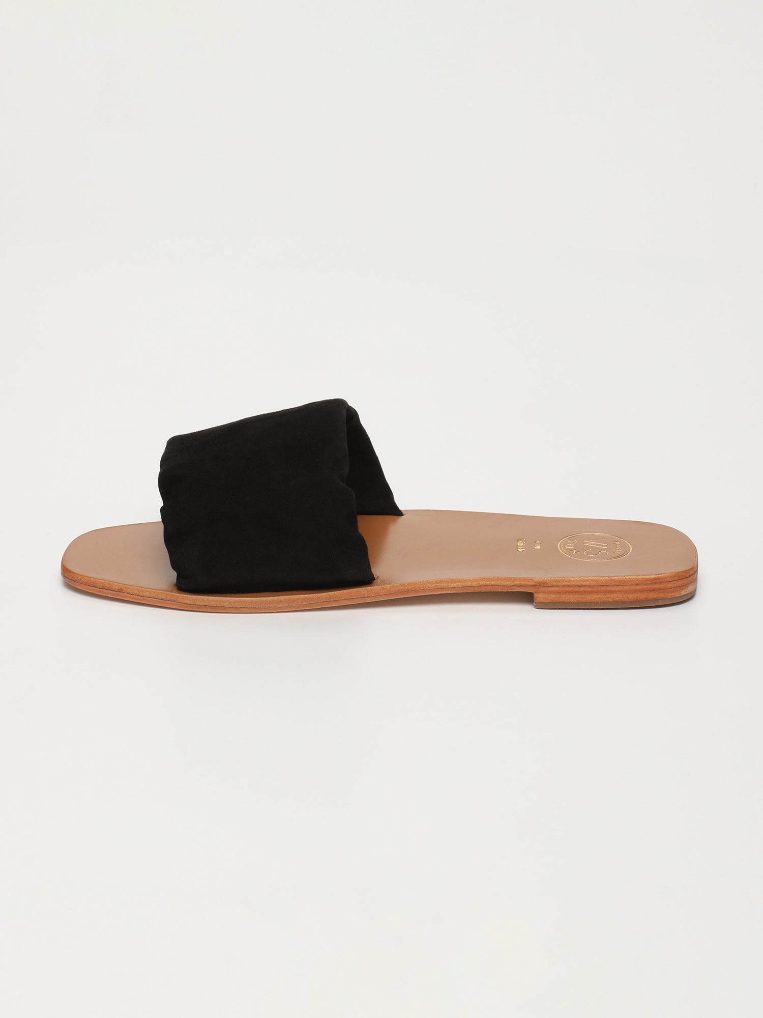 ARIA sandales en cuir noir