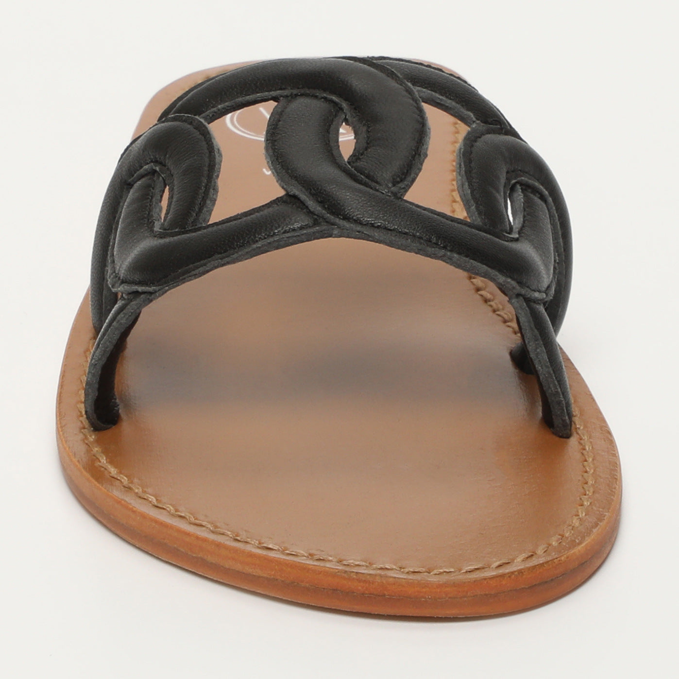 NAPACHE mules en cuir noir