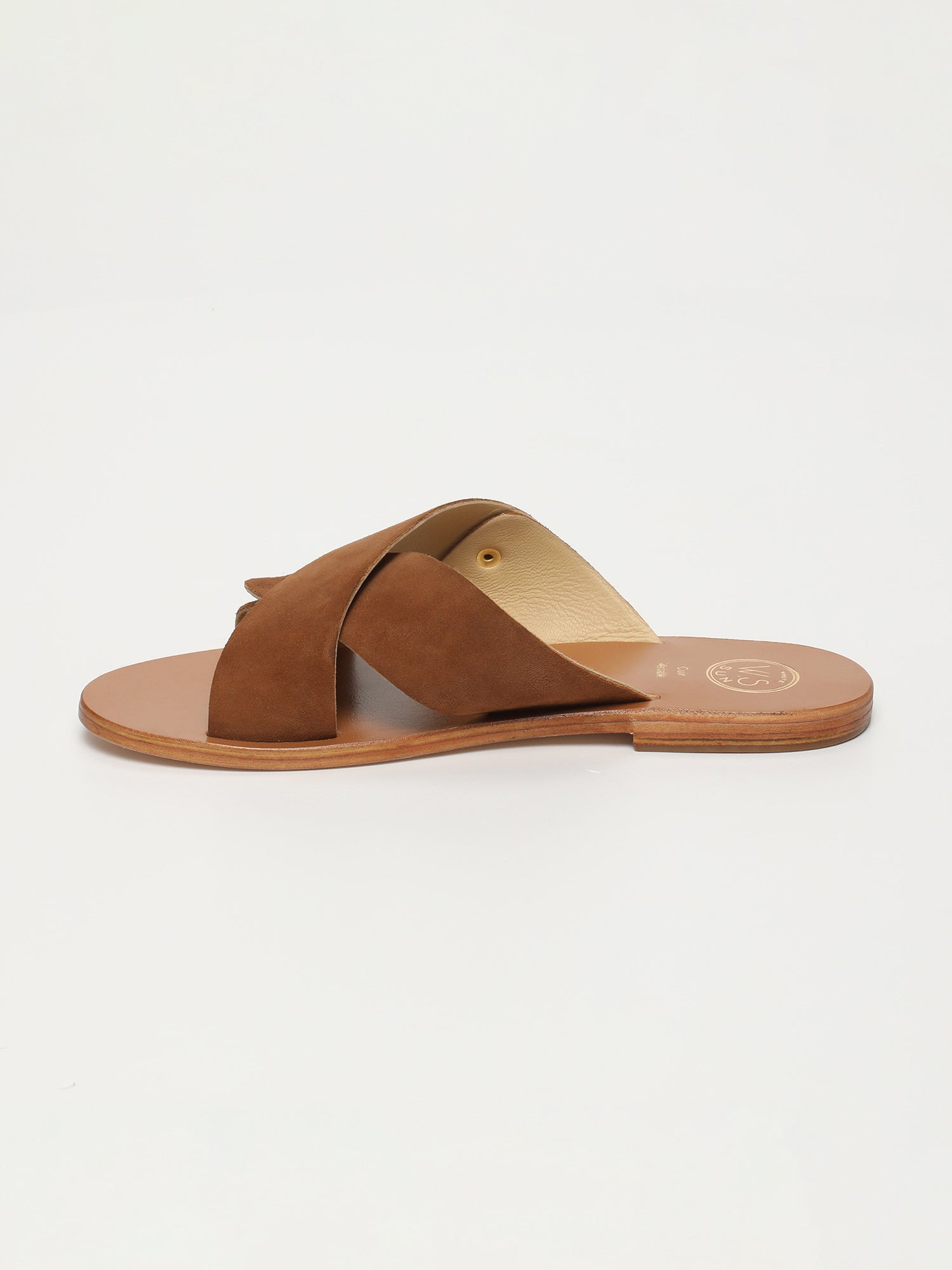 DEEPTA sandales en cuir camel