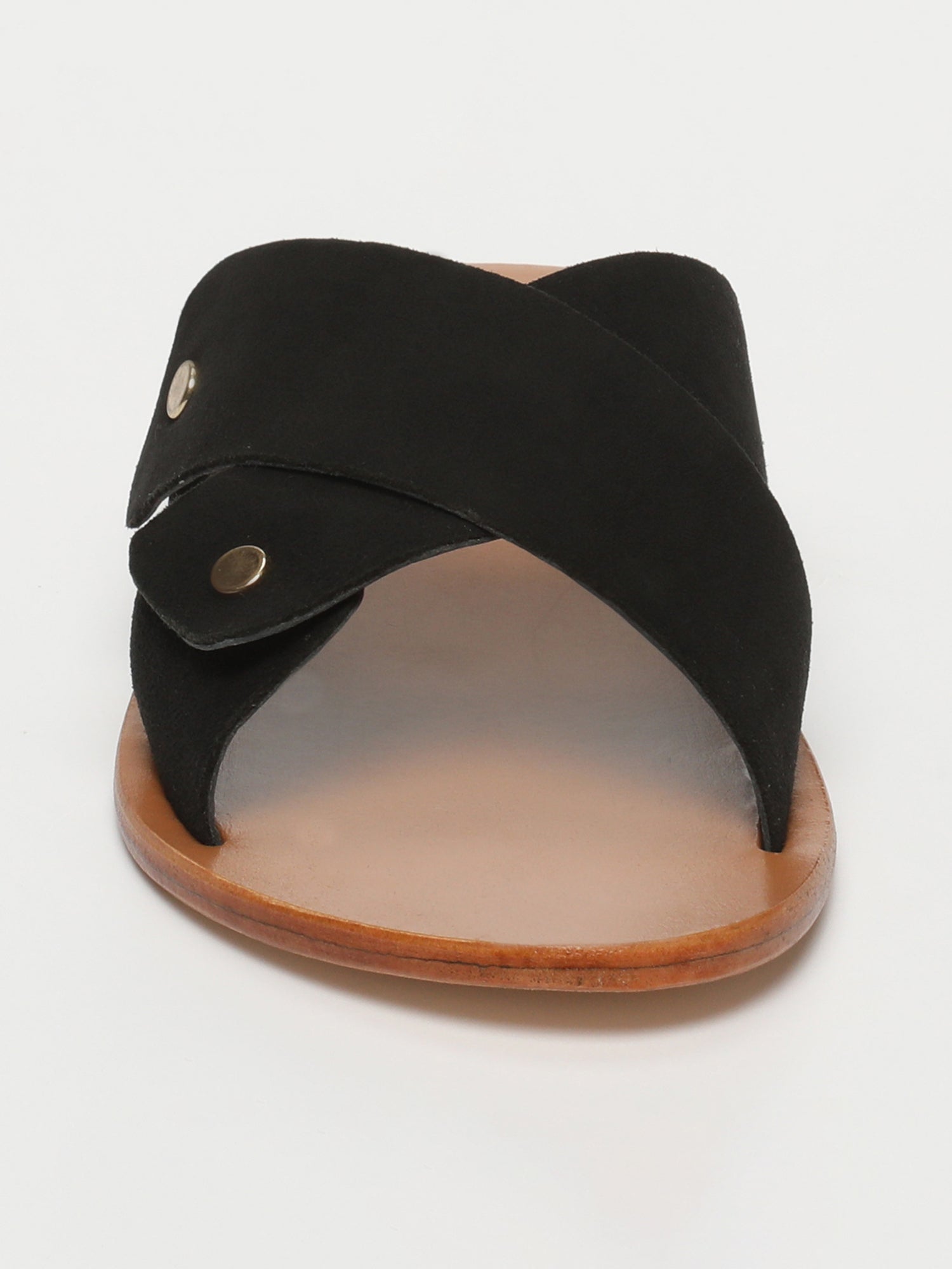 DEEPTA sandales en cuir noir