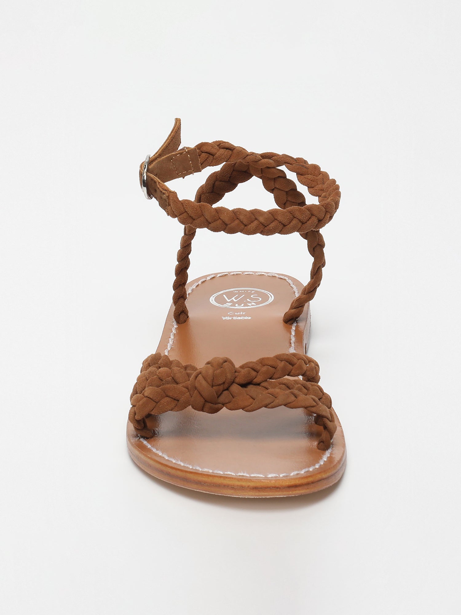 DEVALEKHA sandales en cuir camel