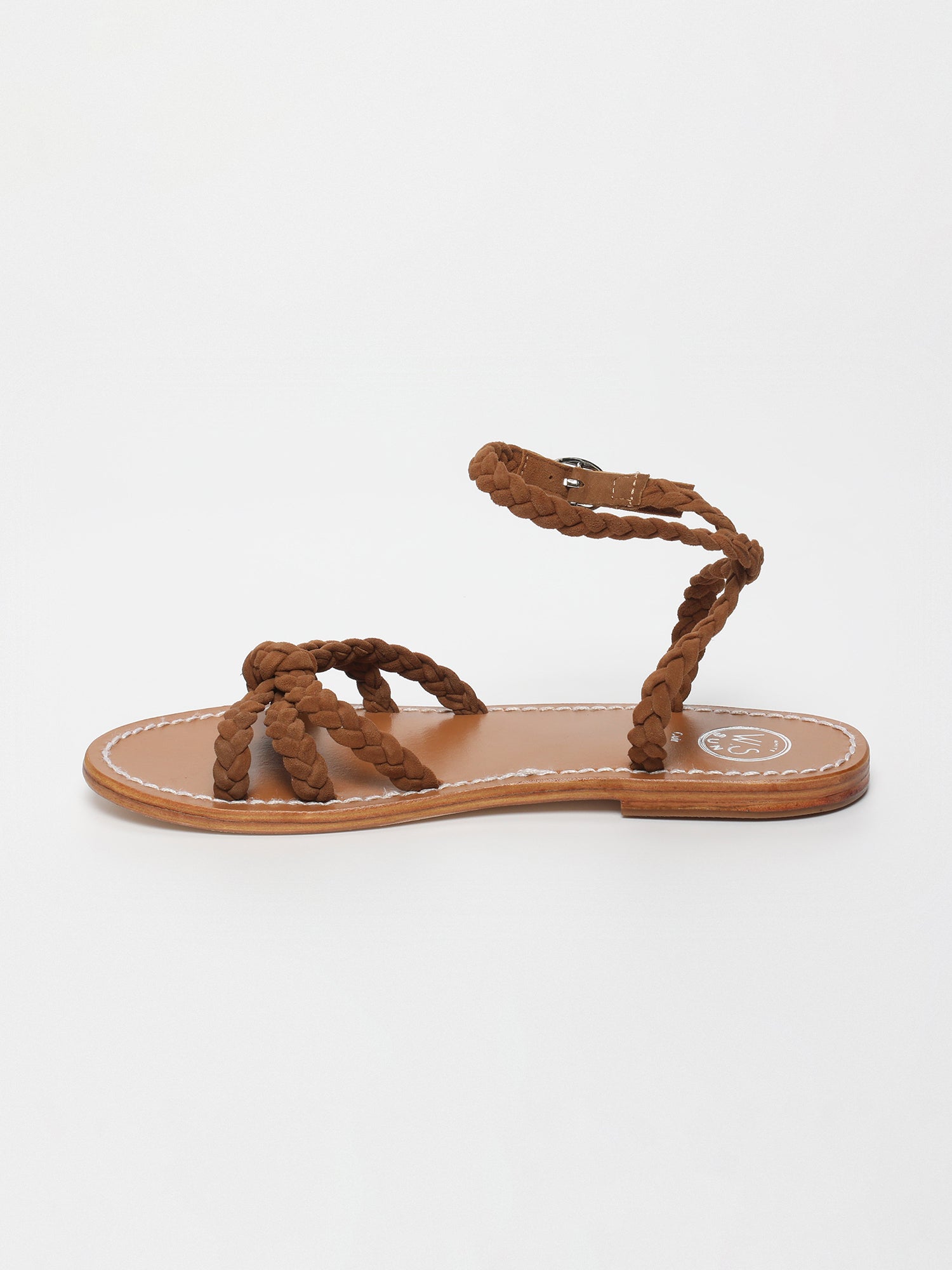 DEVALEKHA sandales en cuir camel