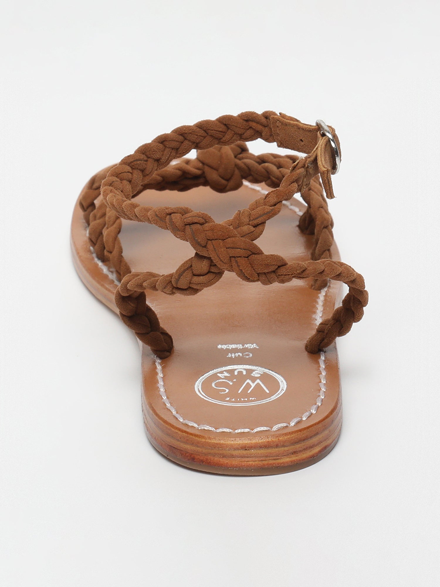 DEVALEKHA sandales en cuir camel