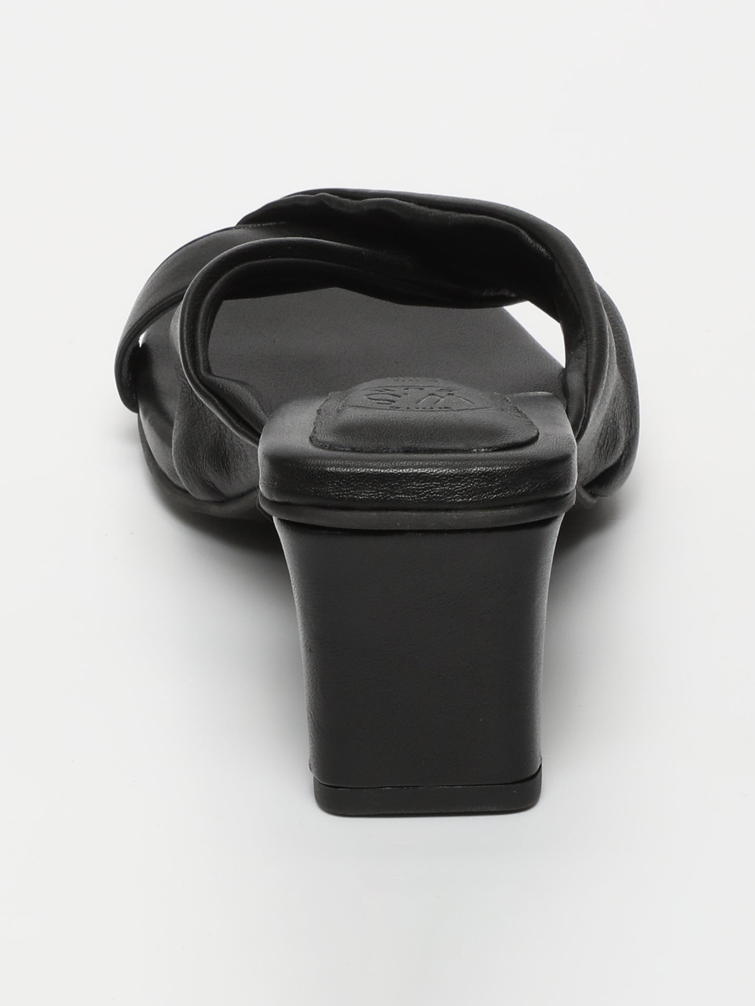 AHOMA sandales en cuir noir