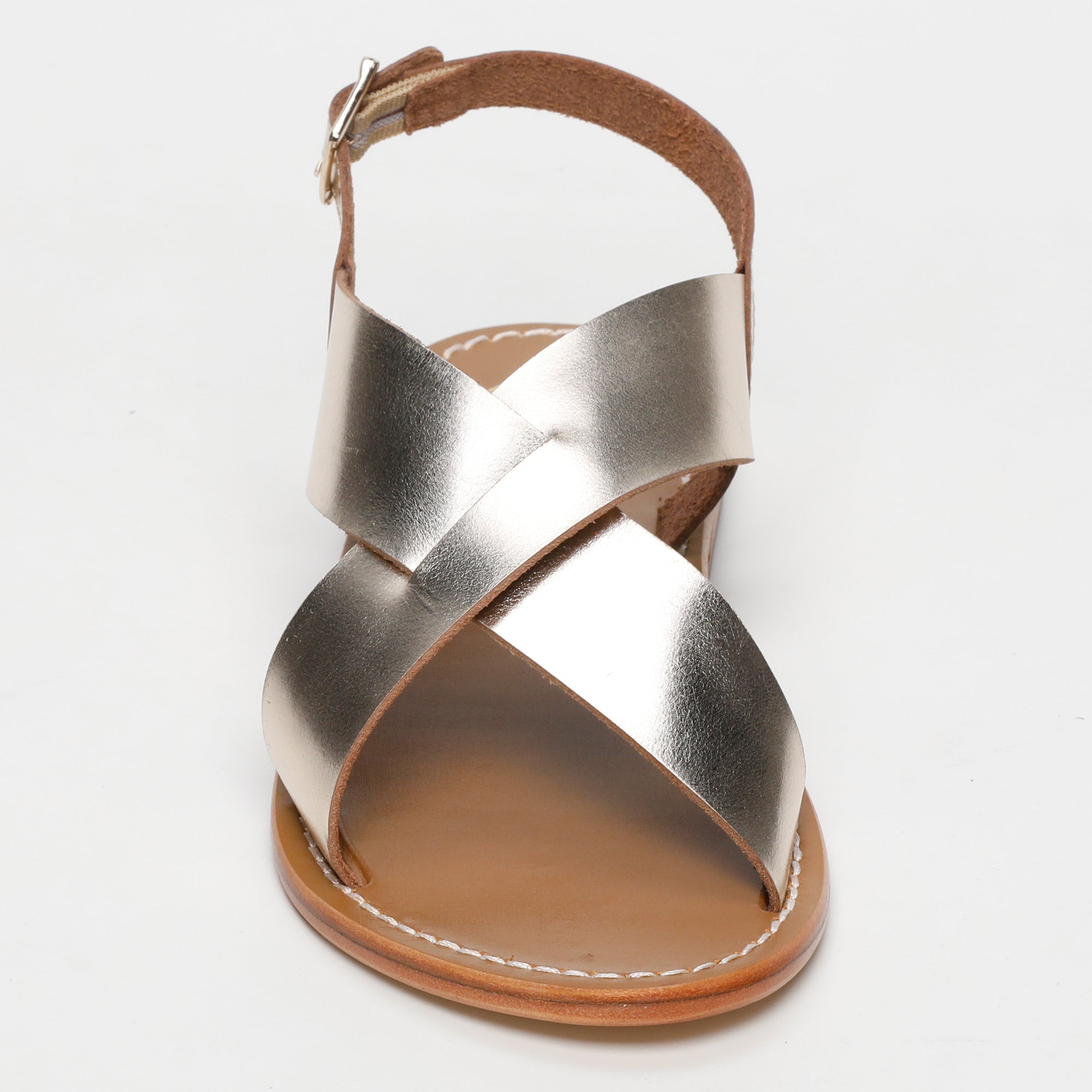 AULESTES sandales en cuir or