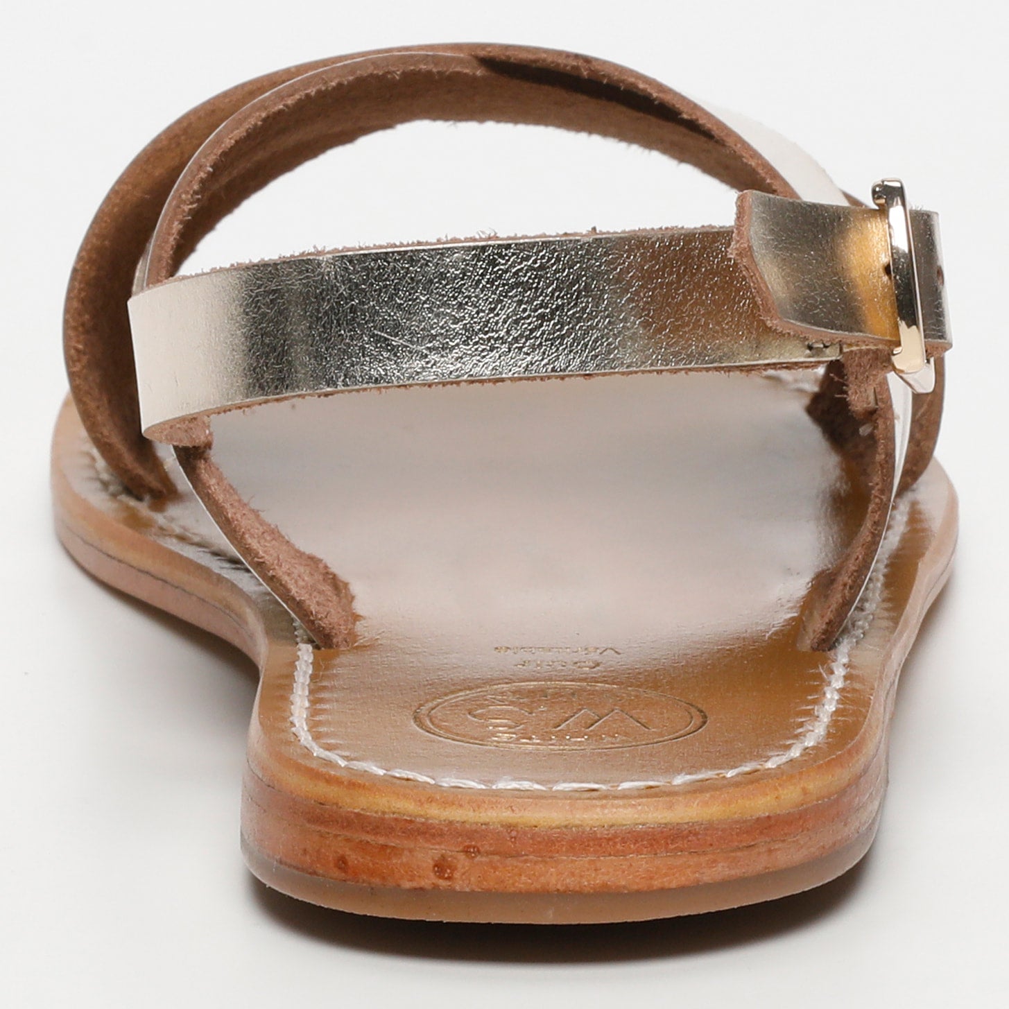MACAPA sandales en cuir or
