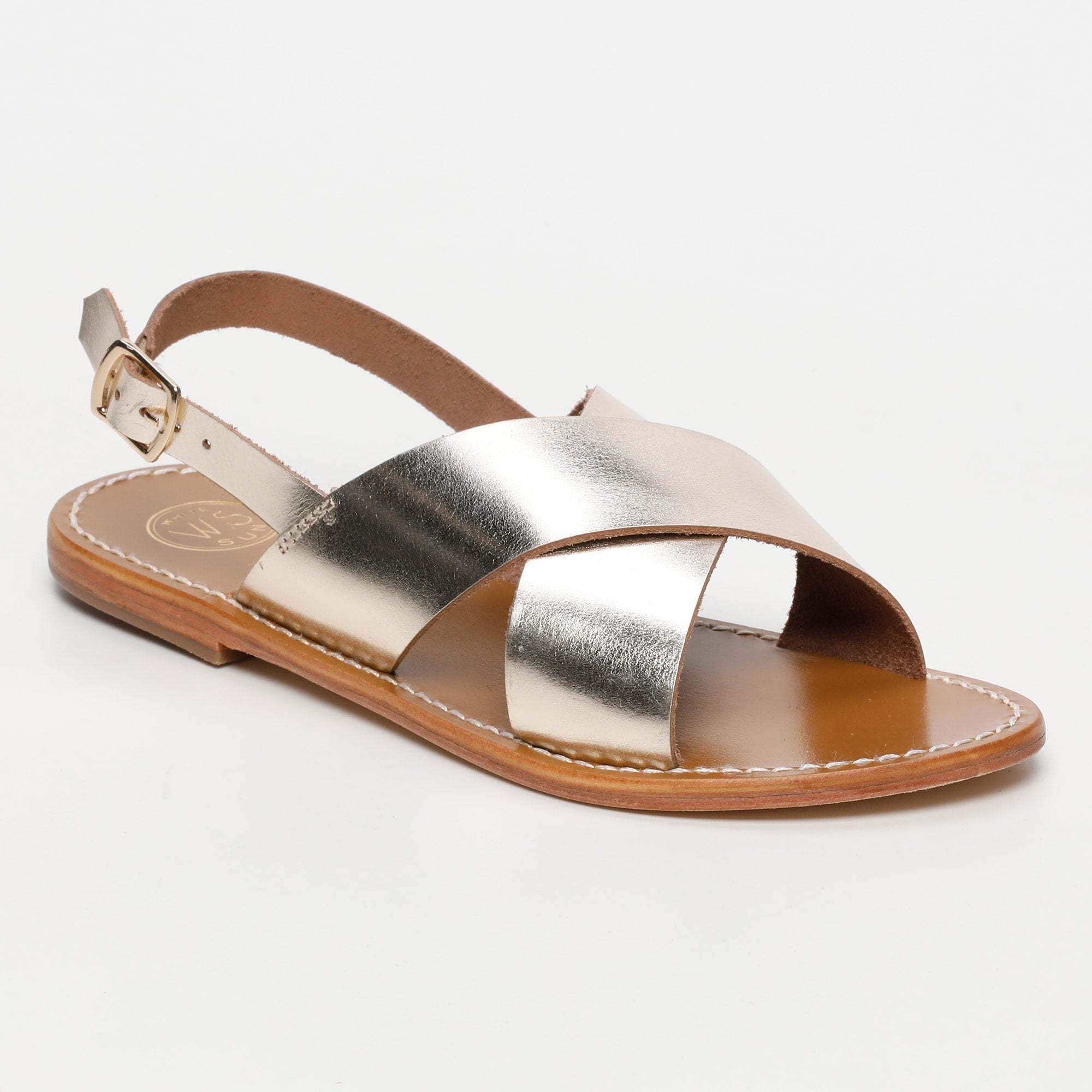 MACAPA sandales en cuir or