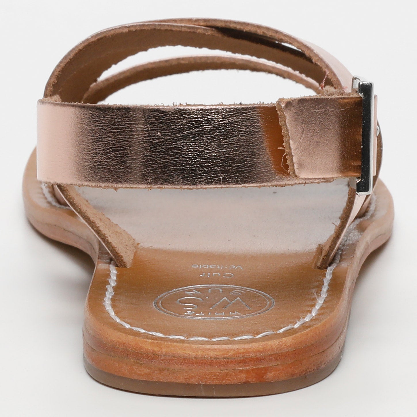 MARNEY sandales en cuir or rose