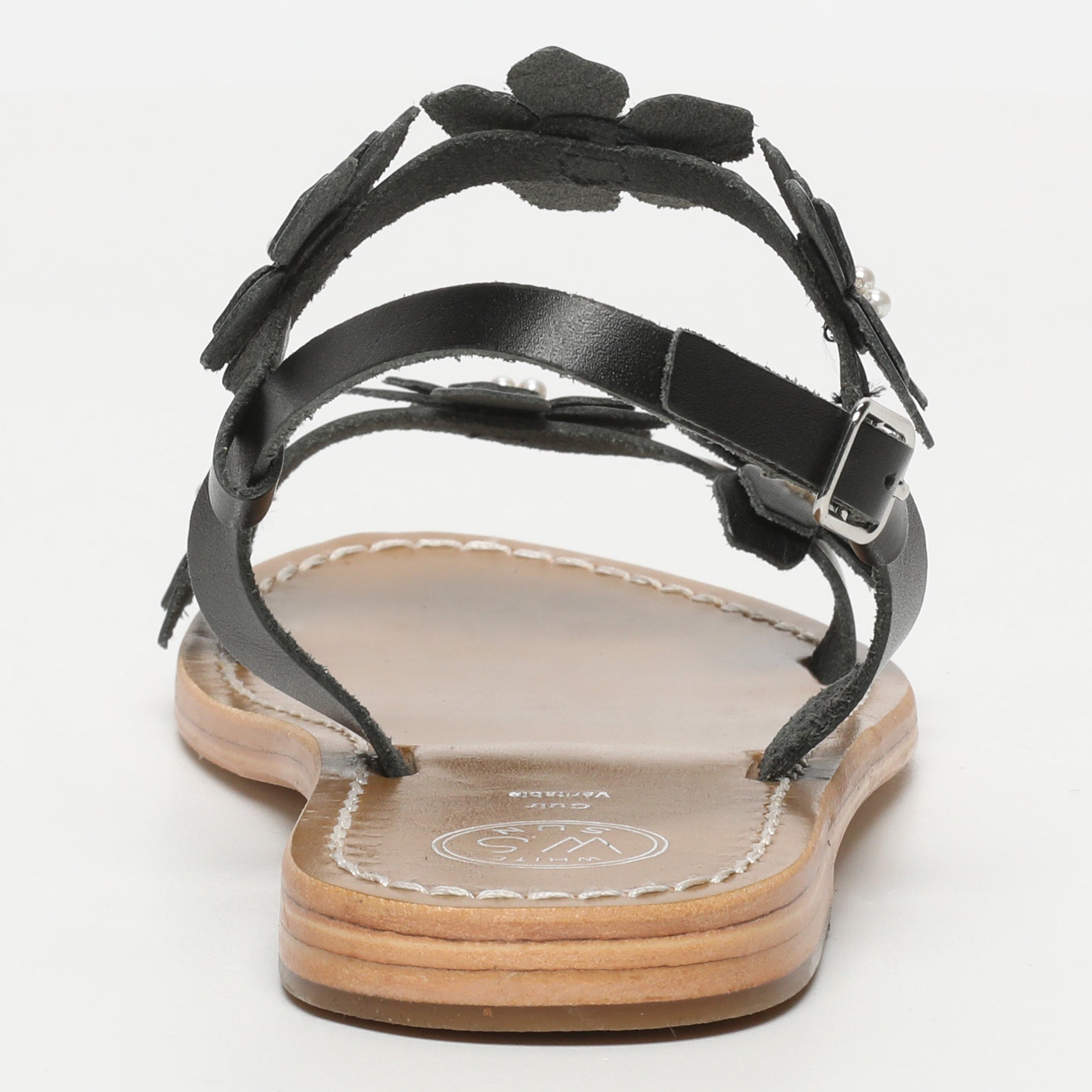 BABITA sandales fantaisie en cuir noir