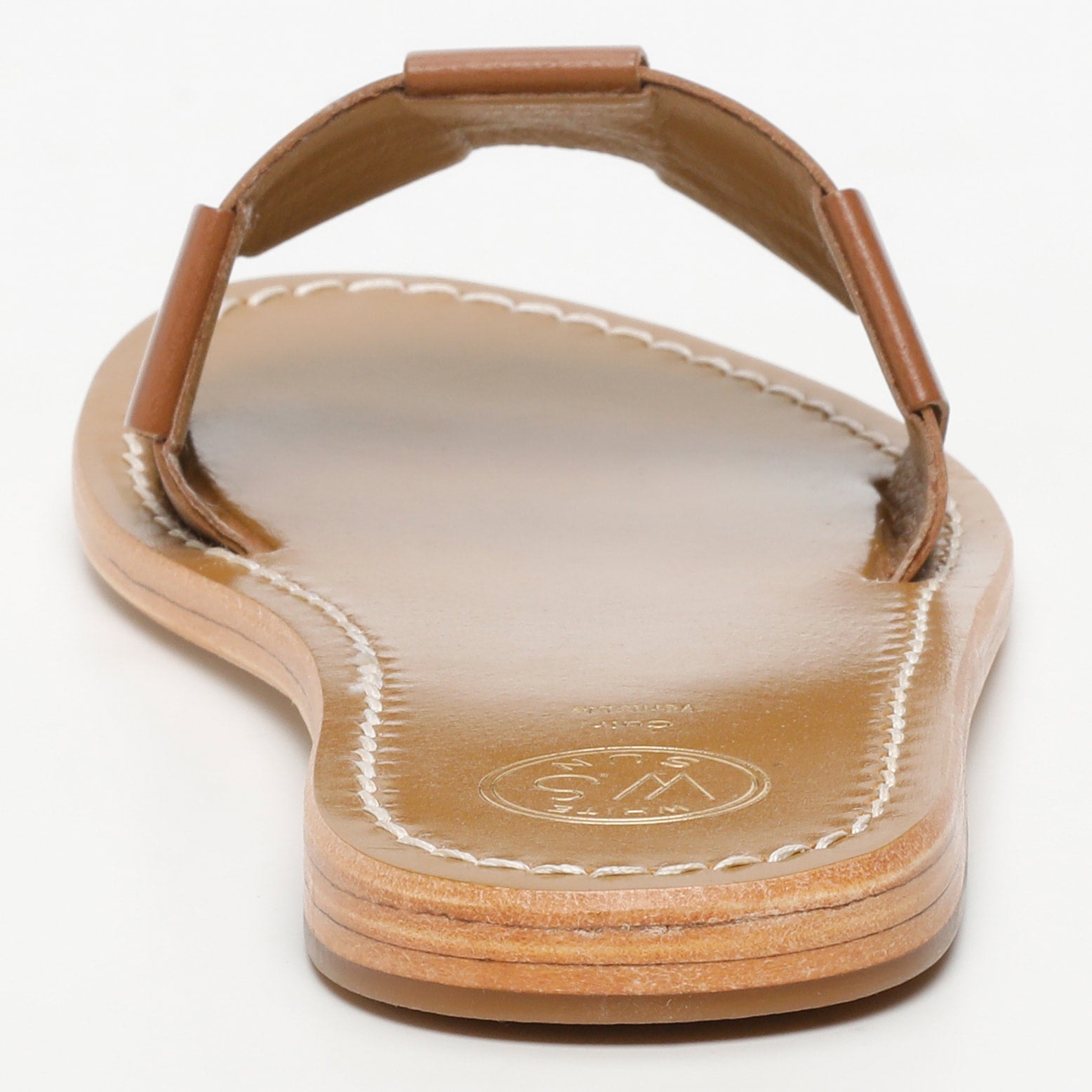 TUCANO mules en cuir camel