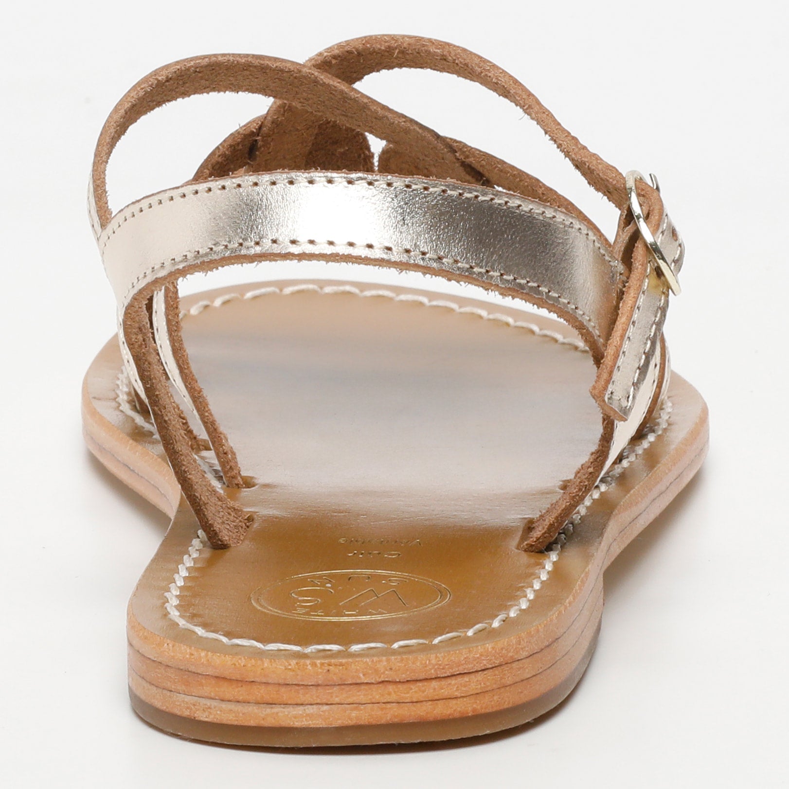 MADAI sandales en cuir or