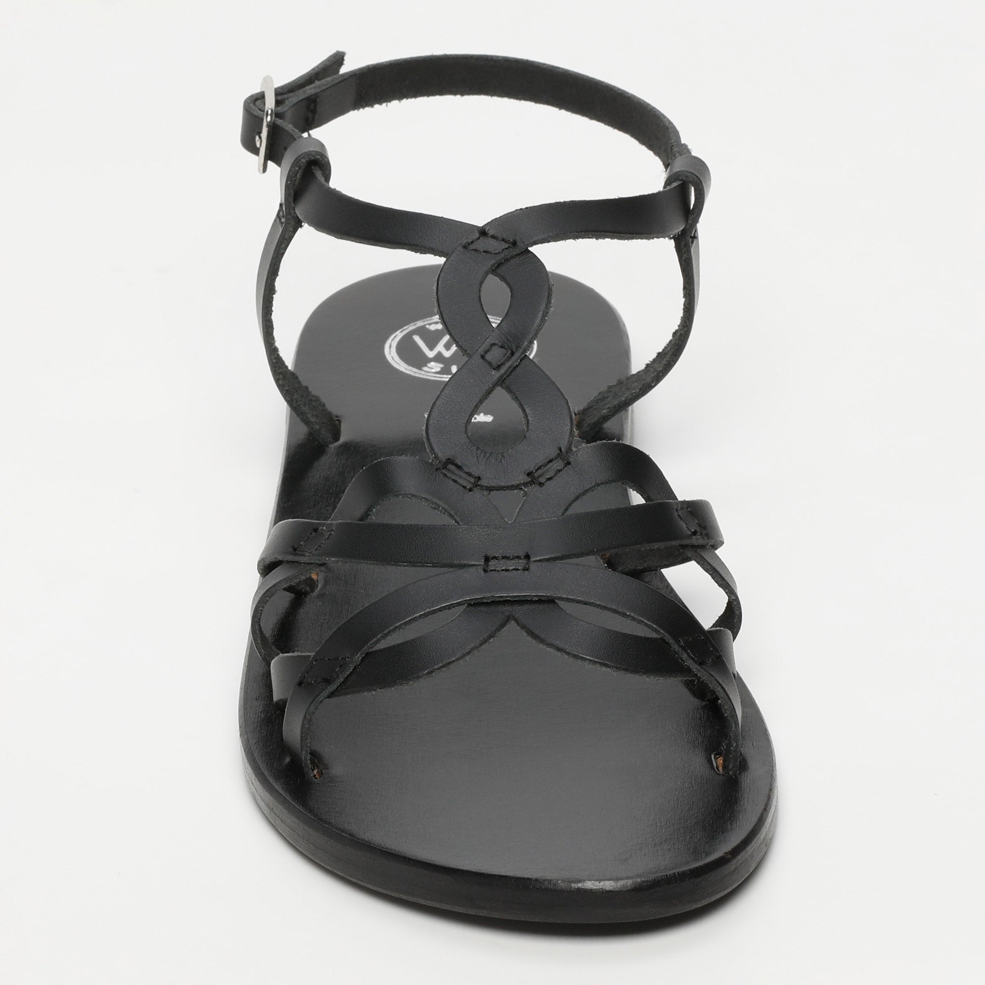 MARLENA sandales en cuir noir