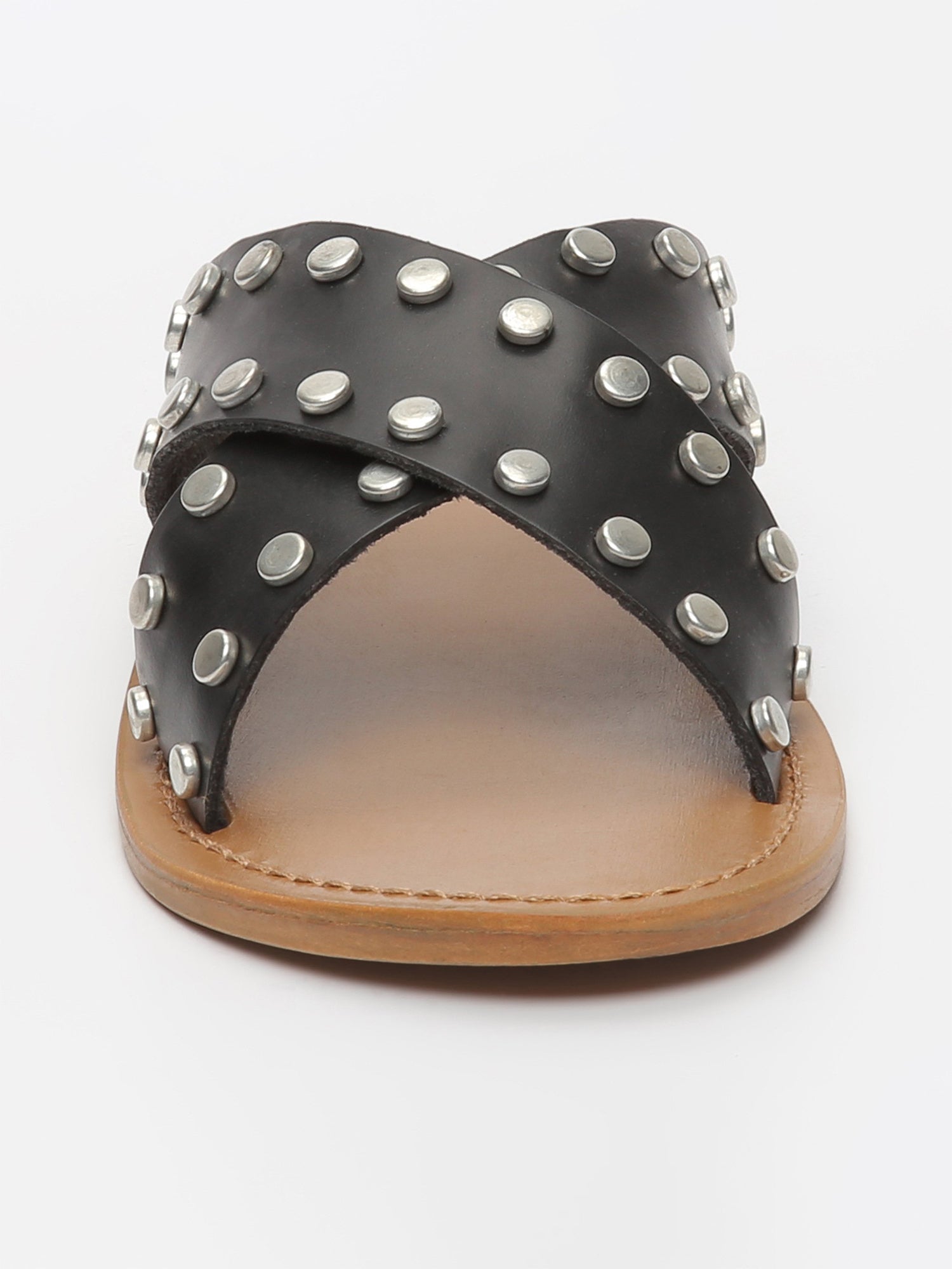 ILLETES mules en cuir noir