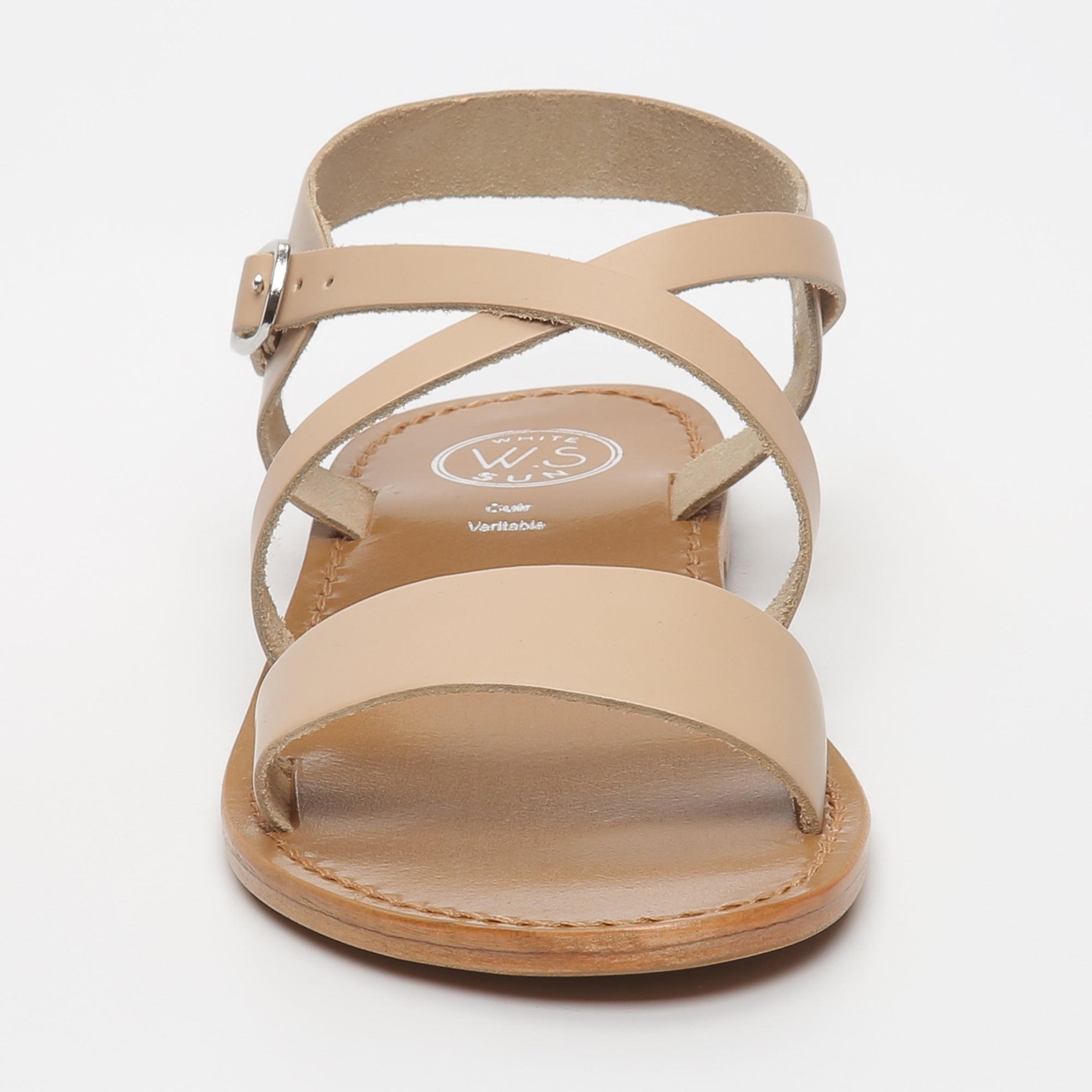 MANAUS sandales en cuir nude